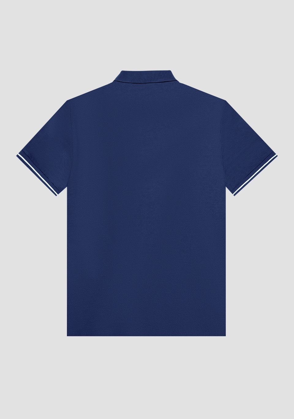 SLIM-FIT POLO SHIRT IN MICRO-WEAVE COTTON WITH PRINT - Antony Morato Online Shop