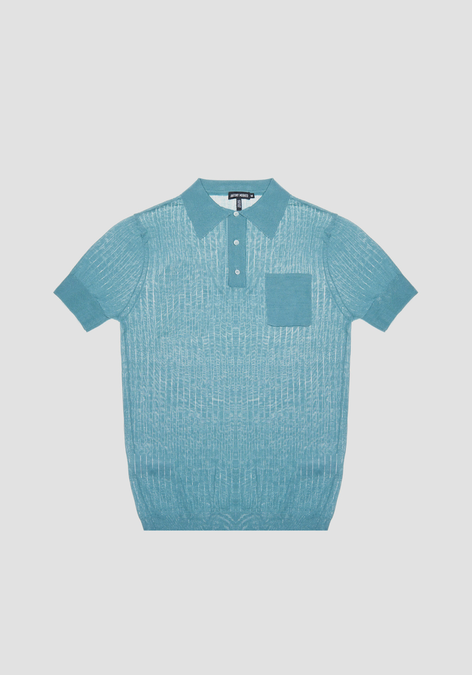 SLIM-FIT POLO SHIRT IN COTTON YARN WITH RIBBING - Antony Morato Online Shop