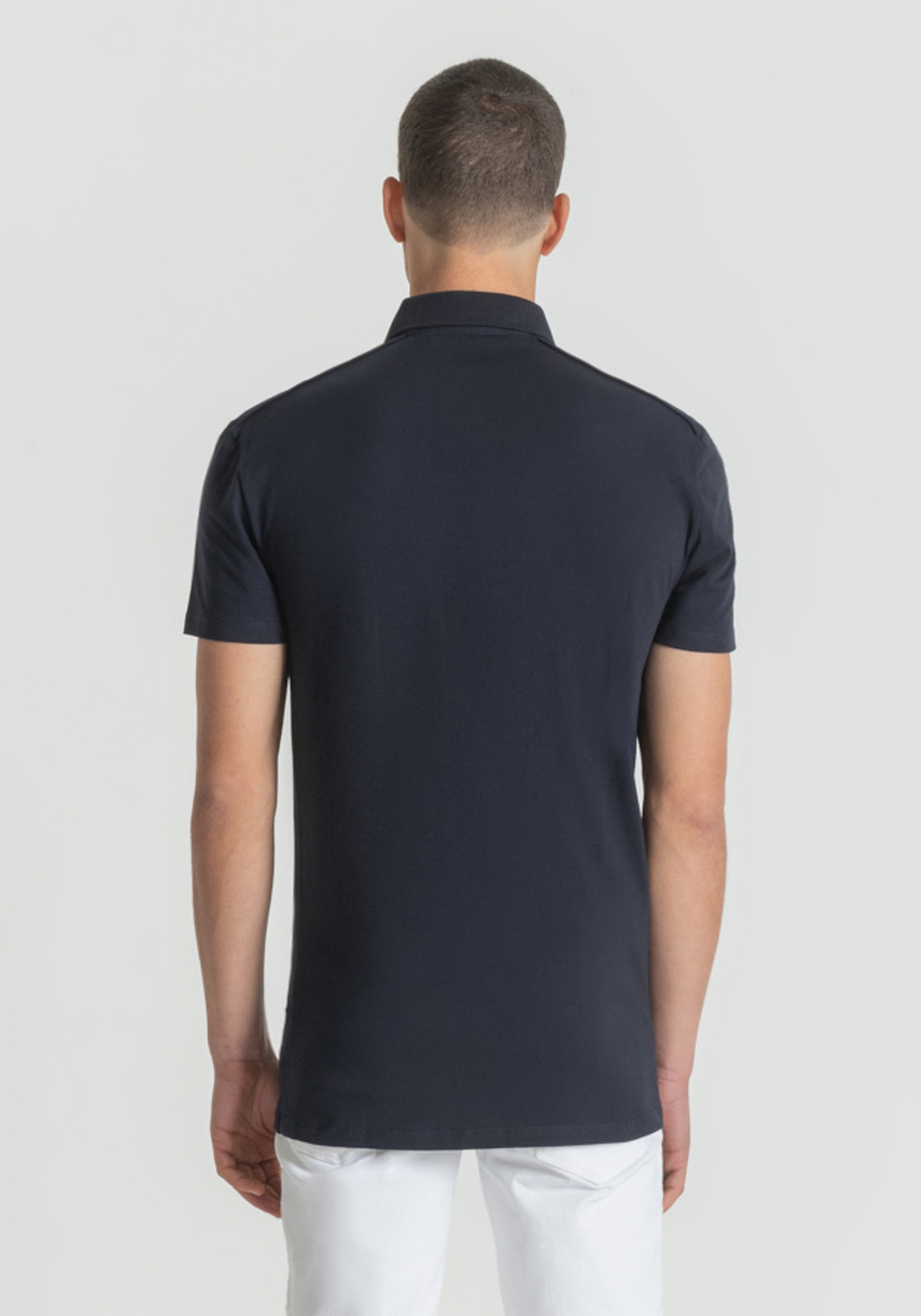 SUPER-SLIM-FIT POLO SHIRT IN SOFT STRETCHY COTTON - Antony Morato Online Shop