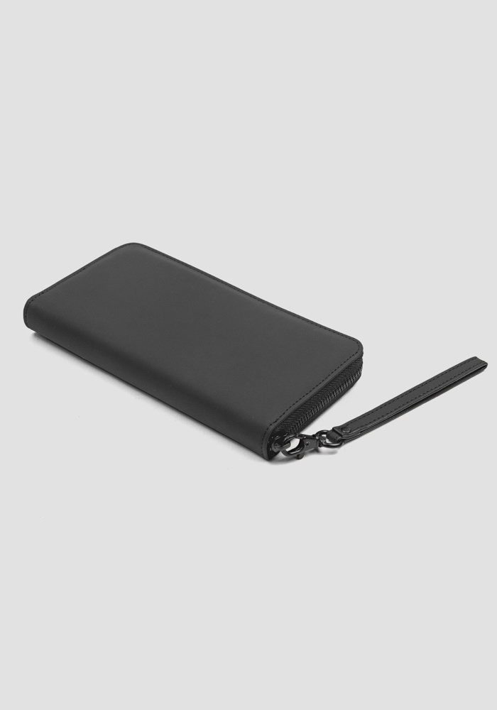 ZIPAROUND WALLET IN A RUBBER-COATED MATERIAL - Antony Morato Online Shop