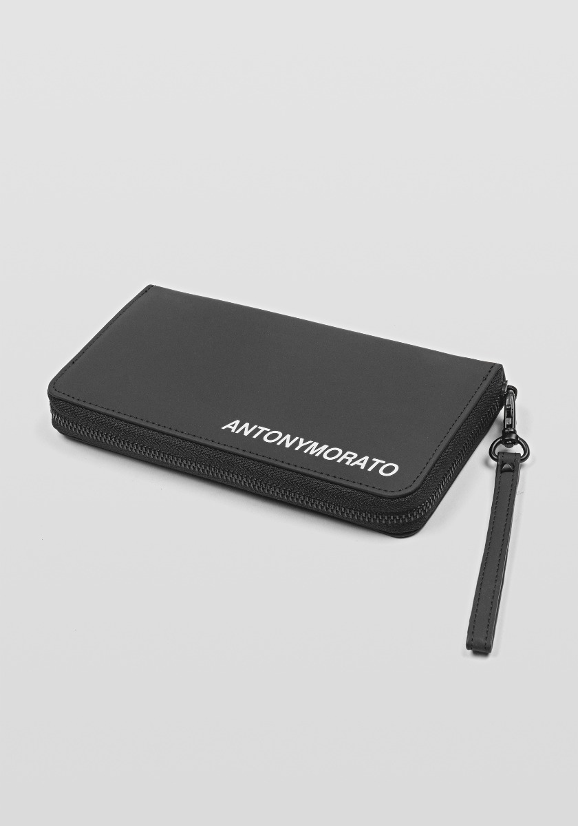 ZIPAROUND WALLET IN A RUBBER-COATED MATERIAL - Antony Morato Online Shop