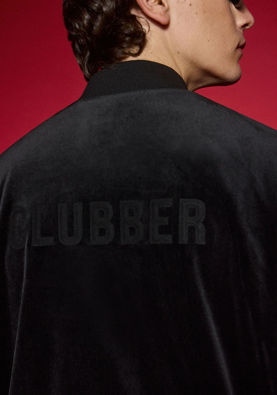 RELAXED FIT VELVET ZIP SWEATSHIRT - Antony Morato Online Shop