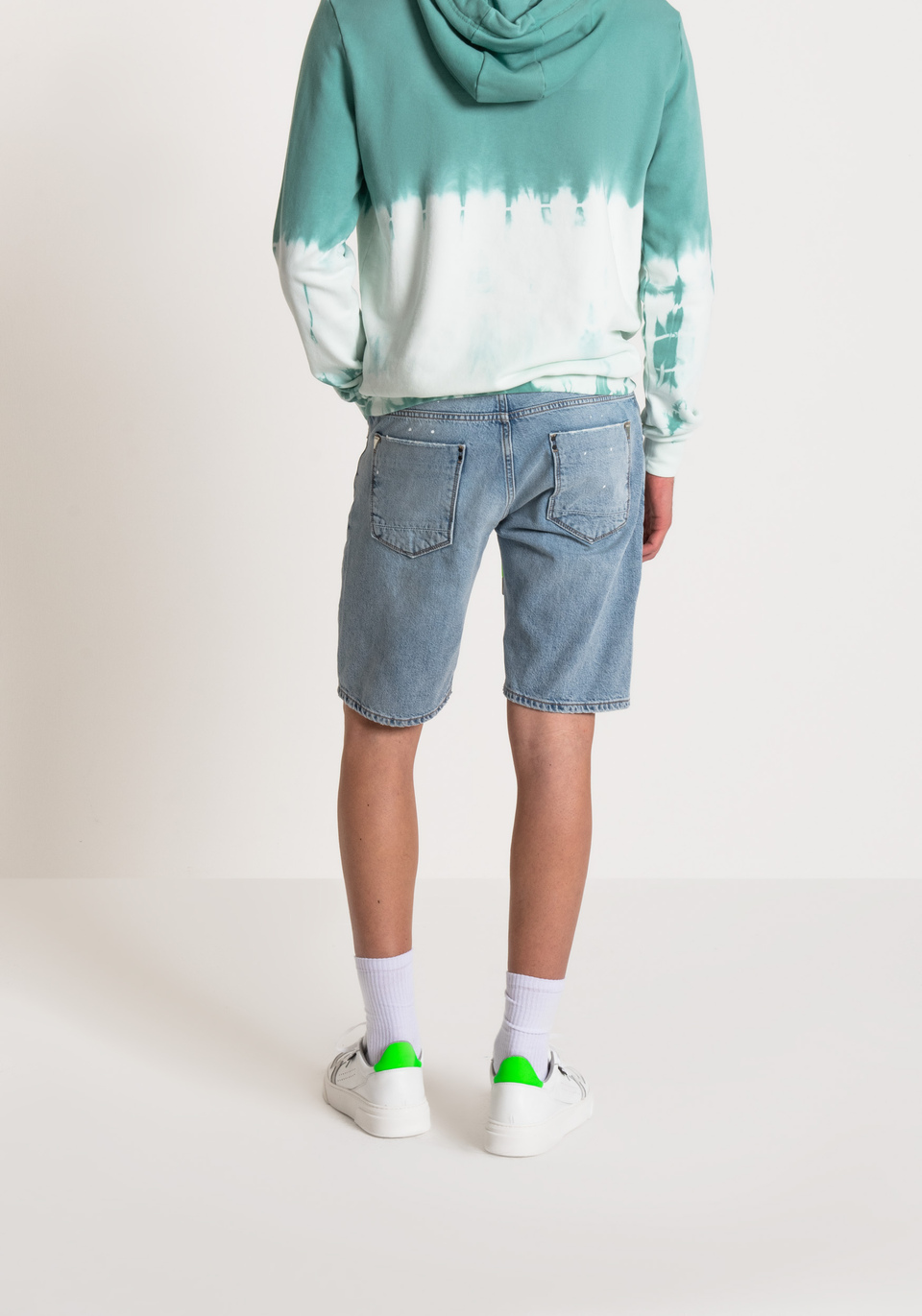 SLIM-FIT “ARGON” DENIM SHORTS - Antony Morato Online Shop