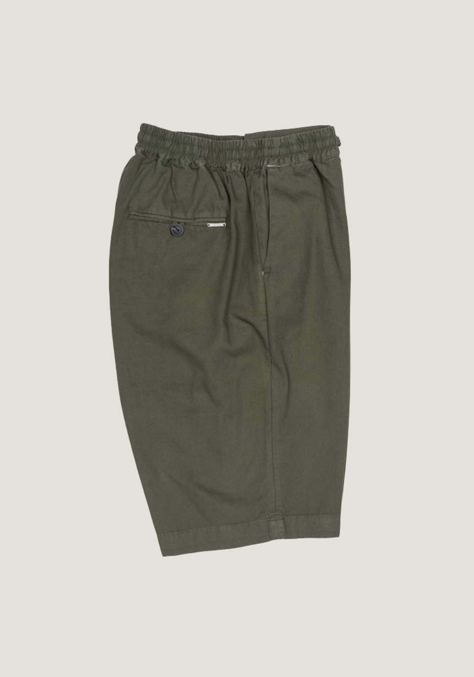 PANTALON CARROT EN 100 % TOILE DE COTON AVEC ÉLASTIQUE ET CORDON À LA TAILLE - Antony Morato Online Shop
