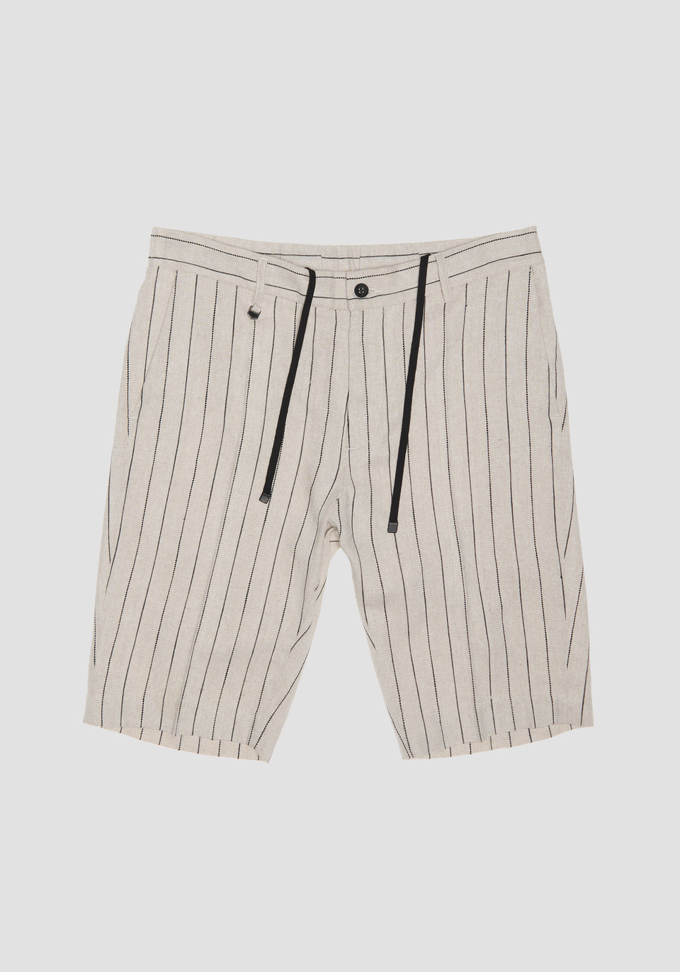 SHORTS SLIM FIT “JOE” DE TEJIDO MIXTO LINO Y ALGODÓN - Antony Morato Online Shop