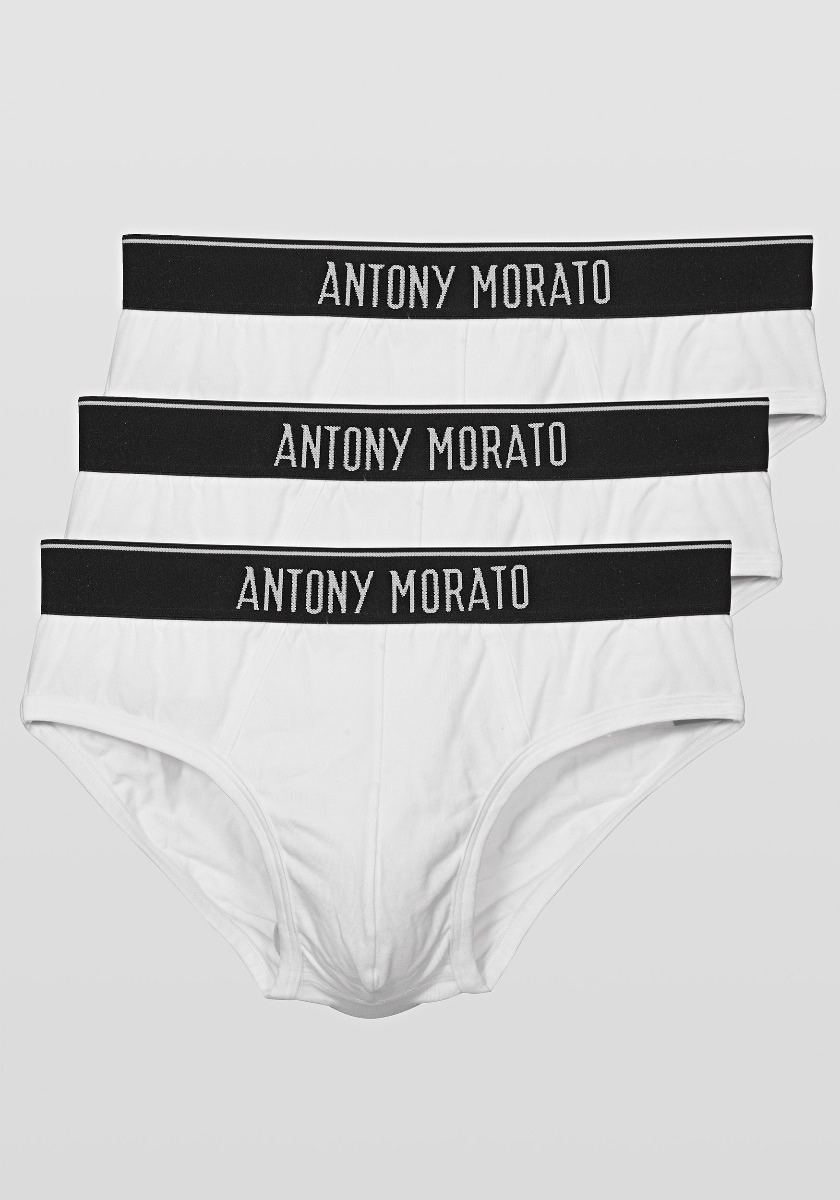 PACK OF 3 PLAIN BRIEFS - Antony Morato Online Shop