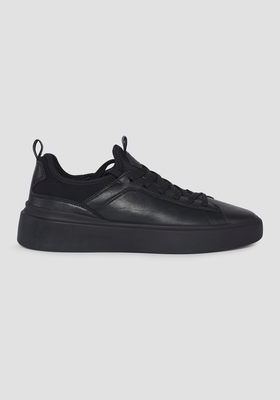 "BARNET" SNEAKER IN FAUX LEATHER AND TECHNICAL FABRIC - Antony Morato Online Shop