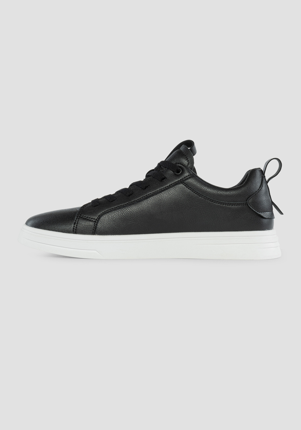 "GORE" LOW-TOP SNEAKERS IN TUMBLED FAUX LEATHER WITH SIDE DETAILS - Antony Morato Online Shop