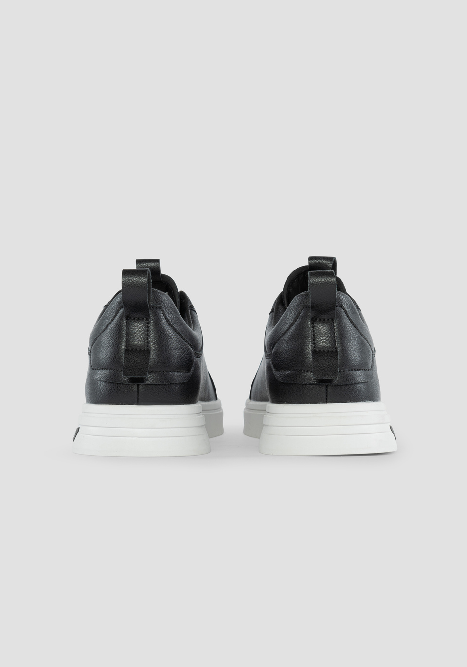 "GORE" LOW-TOP SNEAKERS IN TUMBLED FAUX LEATHER WITH SIDE DETAILS - Antony Morato Online Shop