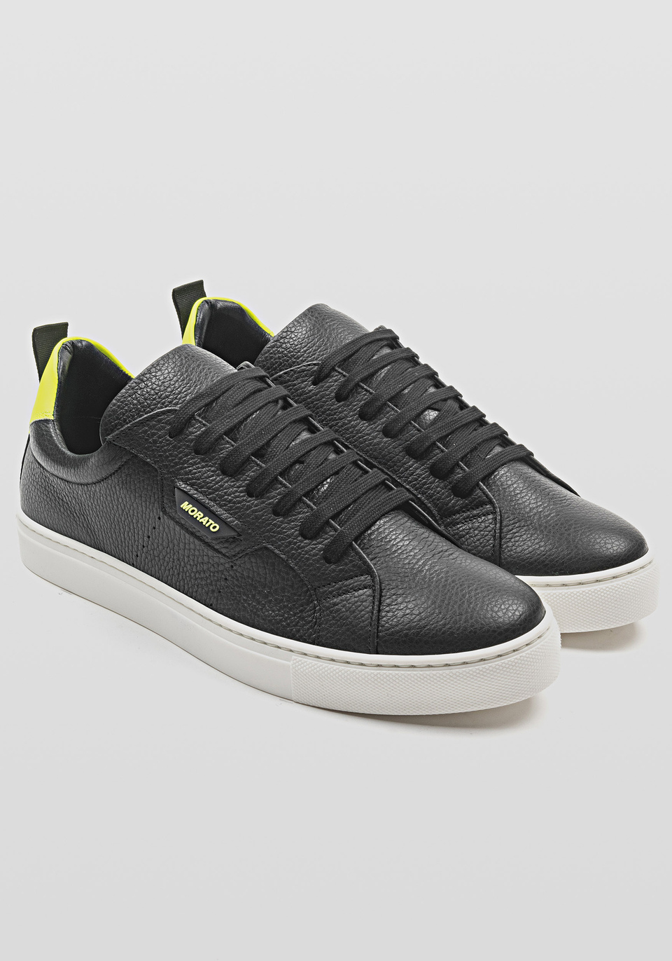 LOW-TOP SNEAKER IN SUPPLE TUMBLED LEATHER - Antony Morato Online Shop