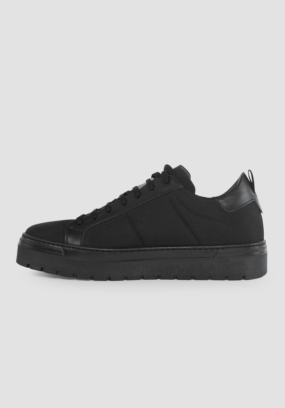 "METAL BOLD" LOW-TOP SNEAKERS WITH LEATHER DETAILS - Antony Morato Online Shop