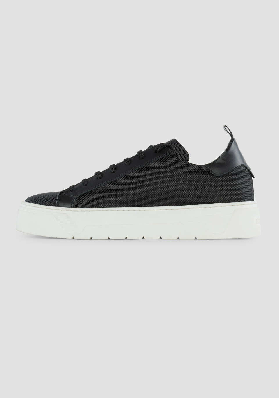 "NEW METAL BOLD" LOW-TOP SNEAKERS WITH LEATHER DETAILS - Antony Morato Online Shop