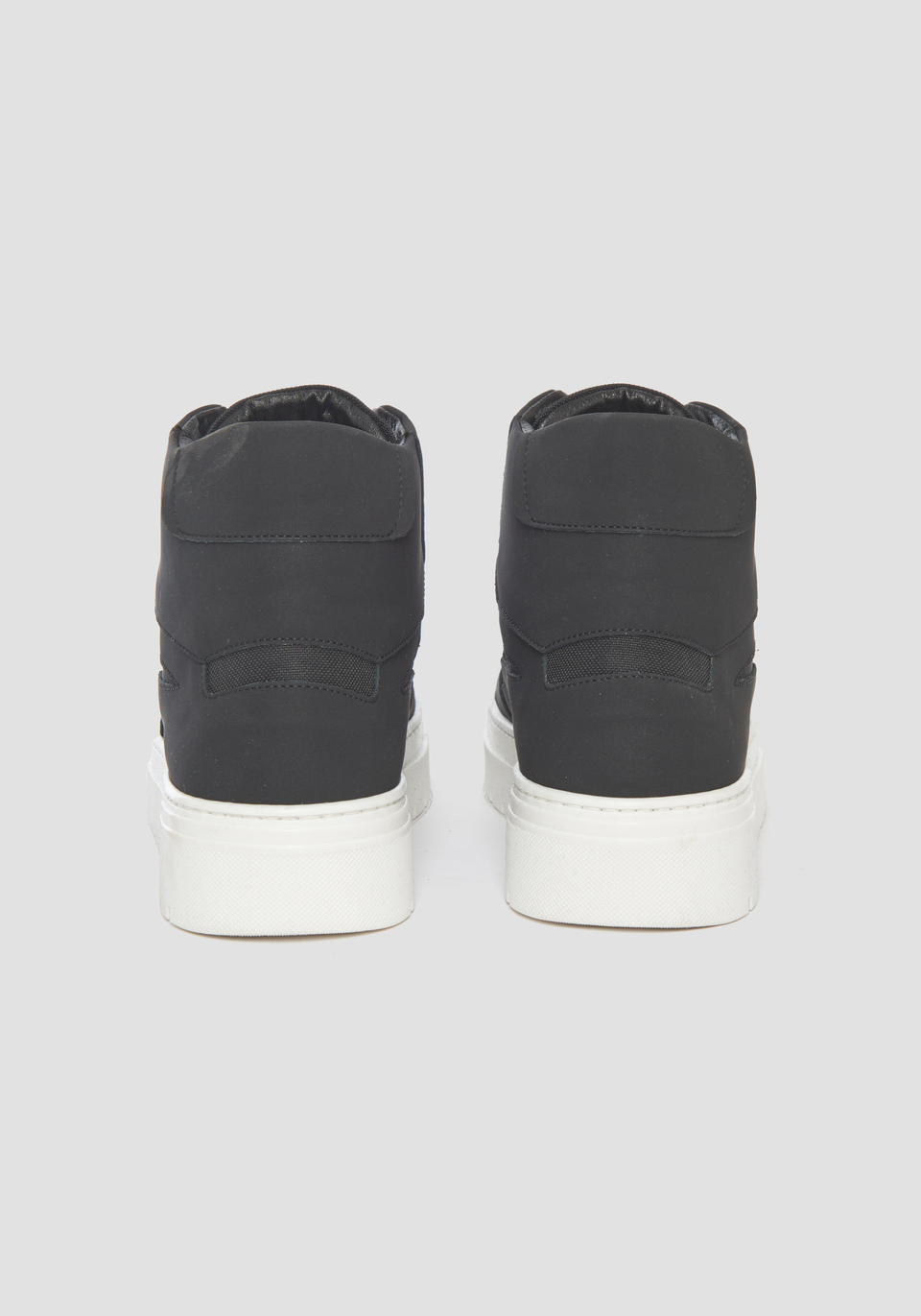"GOSH" MID-TOP SNEAKERS IN FABRIC AND RECYCLED NUBUCK - Antony Morato Online Shop