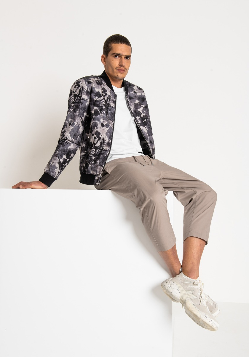 RUNNING “OSLO” SNEAKERS IN KNITTED JERSEY WITH FAUX-SUEDE DETAILING - Antony Morato Online Shop