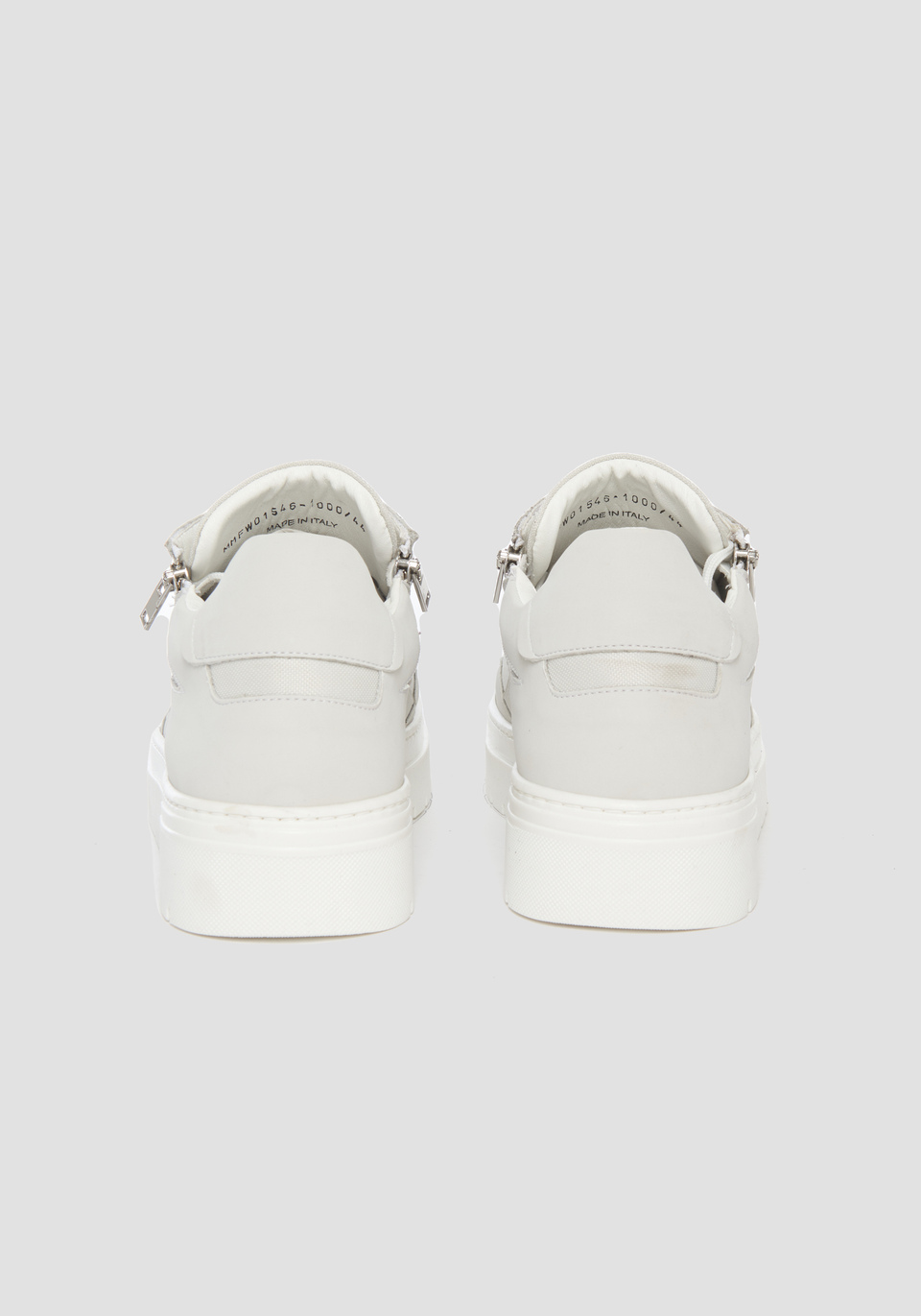 "ZIPPER GOSH" SNEAKERS IN FABRIC AND RECYCLED NUBUCK - Antony Morato Online Shop
