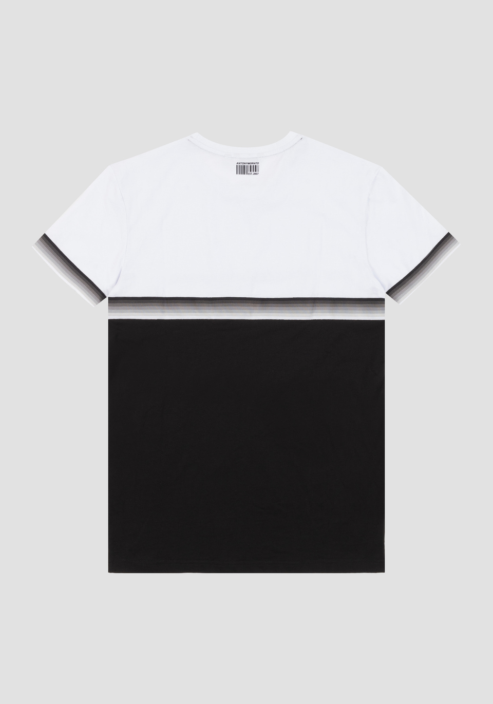 REGULAR-FIT TWO-TONE T-SHIRT IN 100% COTTON - Antony Morato Online Shop