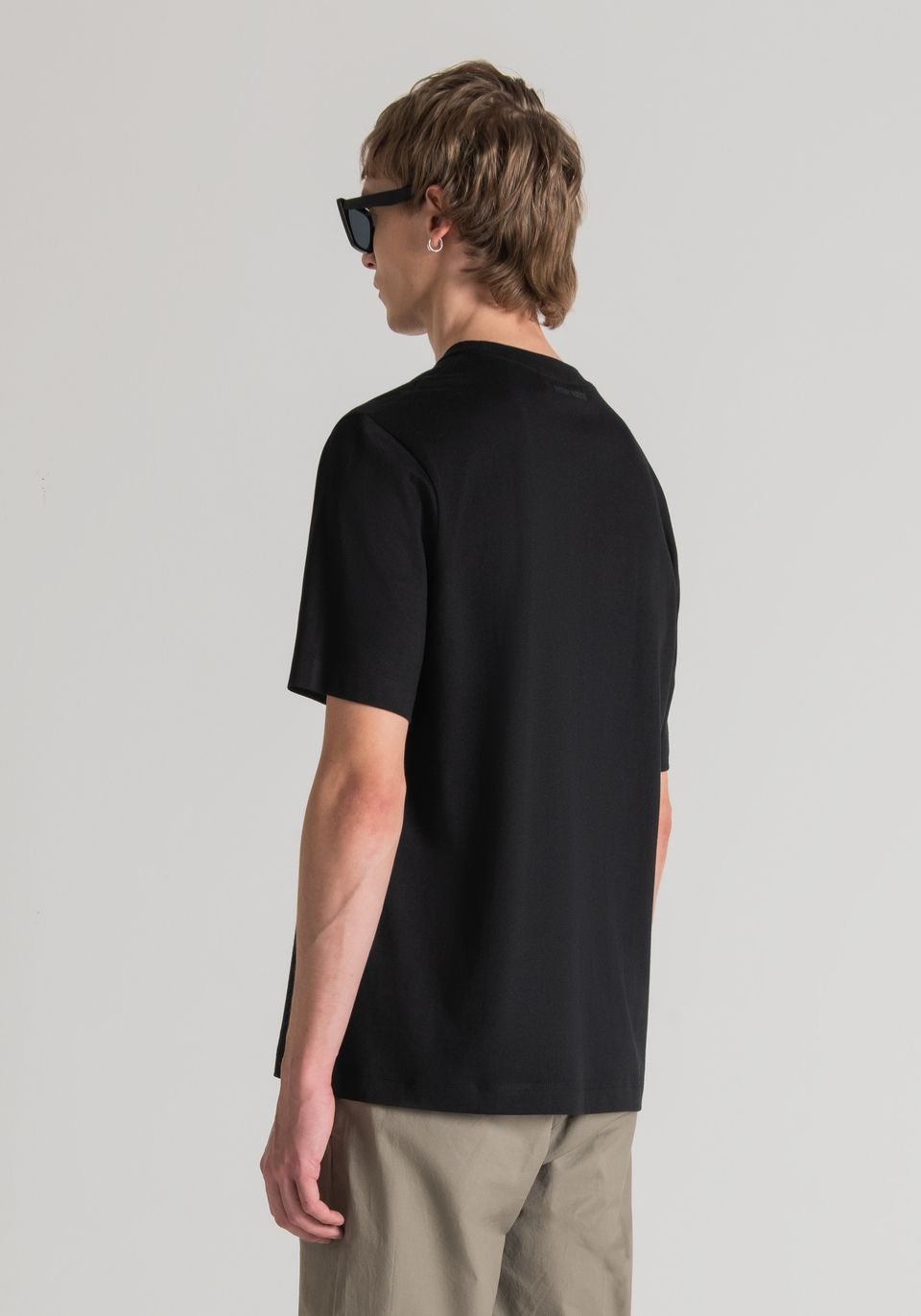 OVER FIT T-SHIRT IN 100% COTTON WITH FRONT PRINT - Antony Morato Online Shop