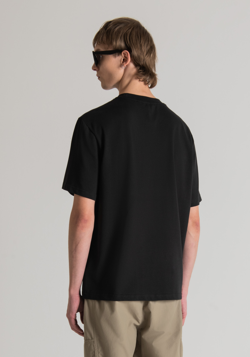 OVERSIZED T-SHIRT IN PURE COTTON WITH CHEST POCKET - Antony Morato Online Shop