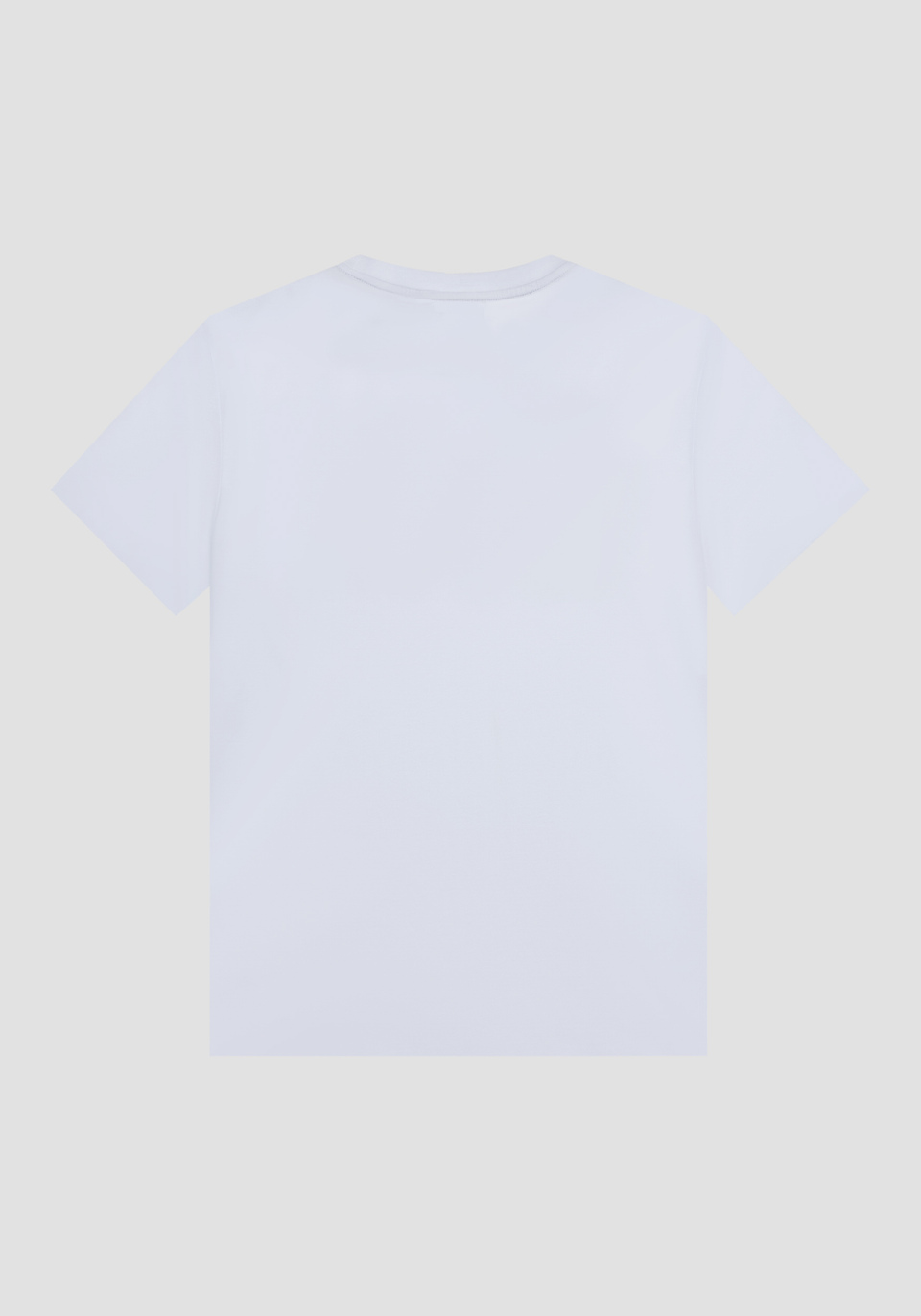 REGULAR FIT T-SHIRT IN COTTON WITH REFLECTIVE LOGO PRINT - Antony Morato Online Shop