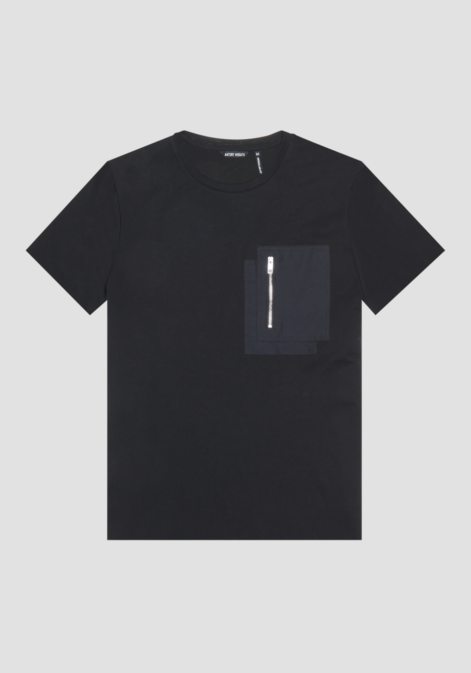 REGULAR FIT T-SHIRT IN COTTON WITH CONTRASTING POCKET - Antony Morato Online Shop