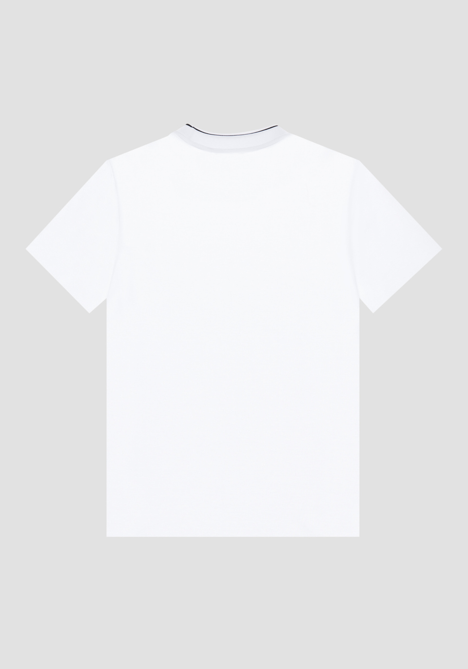 REGULAR-FIT T-SHIRT IN MERCERISED COTTON PIQUE WITH HIGH COLLAR - Antony Morato Online Shop