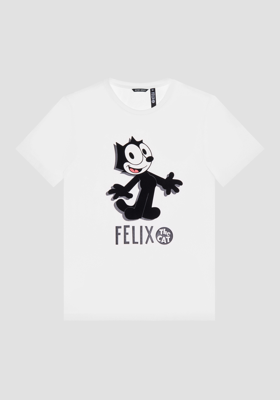 REGULAR-FIT T-SHIRT IN PURE COTTON WITH FRONT FELIX THE CAT PRINT - Antony Morato Online Shop