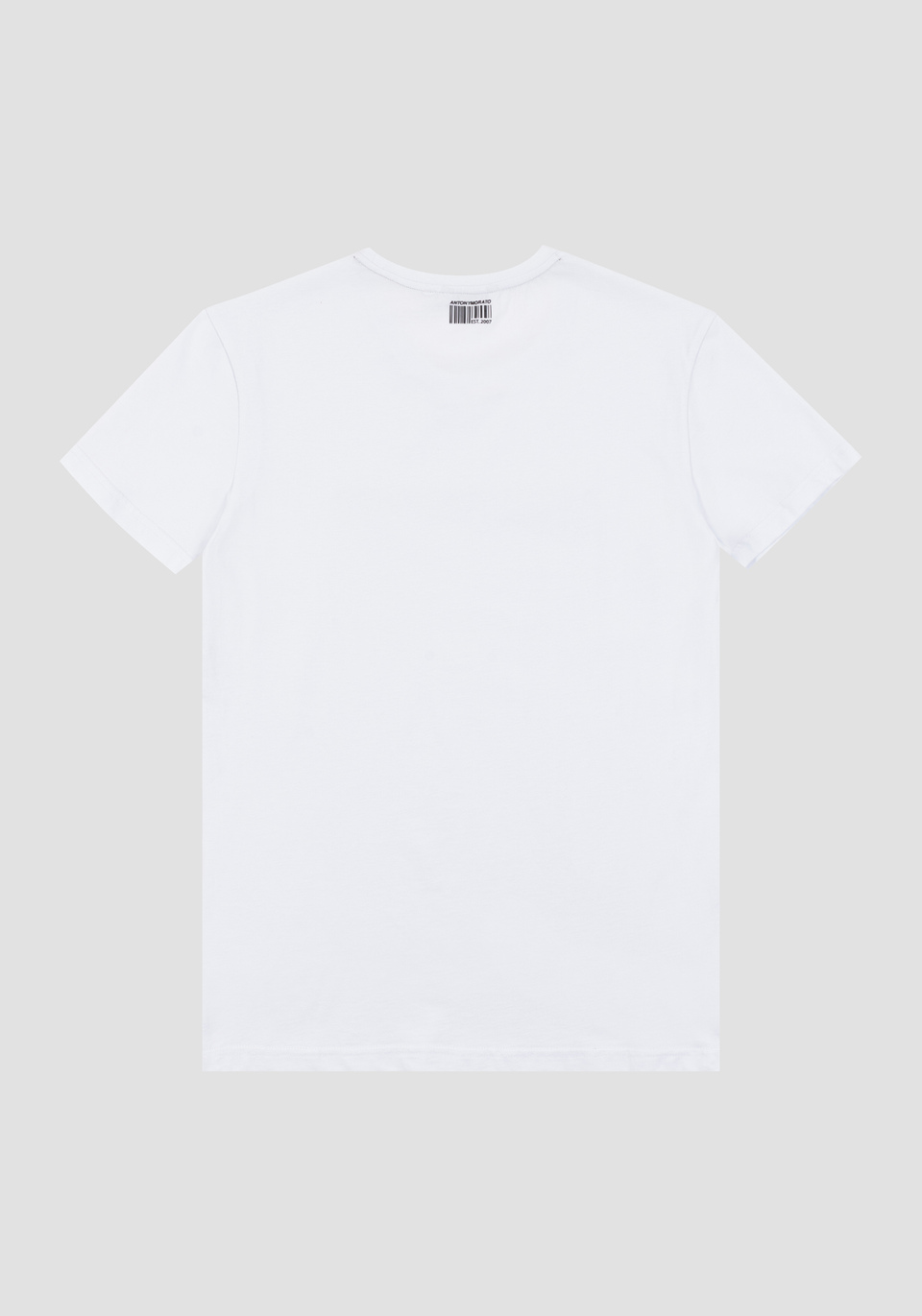 SLIM-FIT T-SHIRT IN 100% COTTON WITH EMBOSSED LOGO PRINT - Antony Morato Online Shop