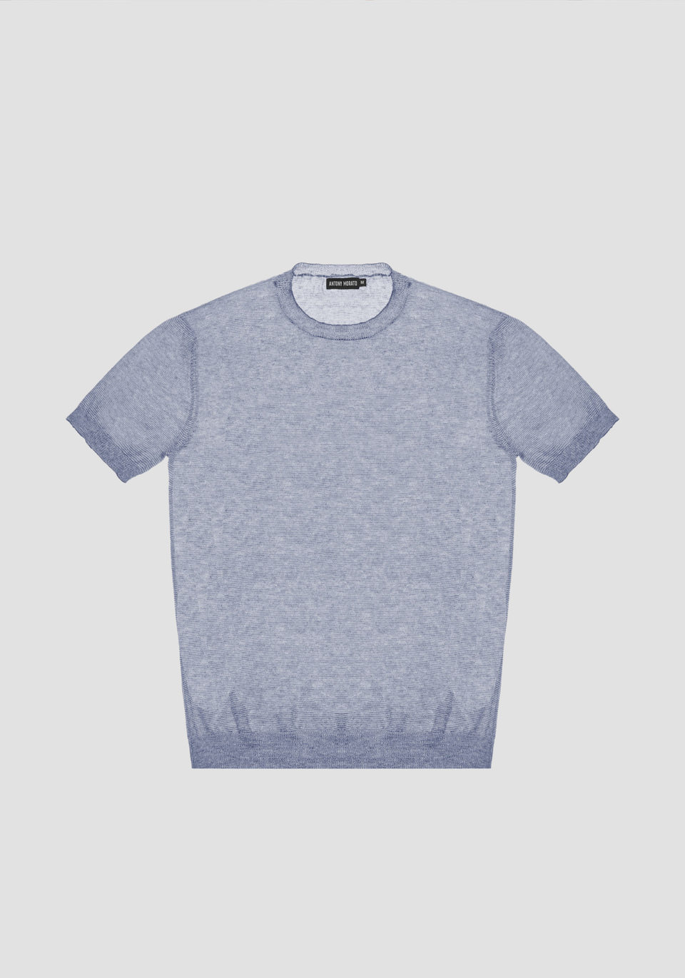 T-SHIRT SLIM FIT EN LIN MÉLANGÉ FLAMMÉ - Antony Morato Online Shop