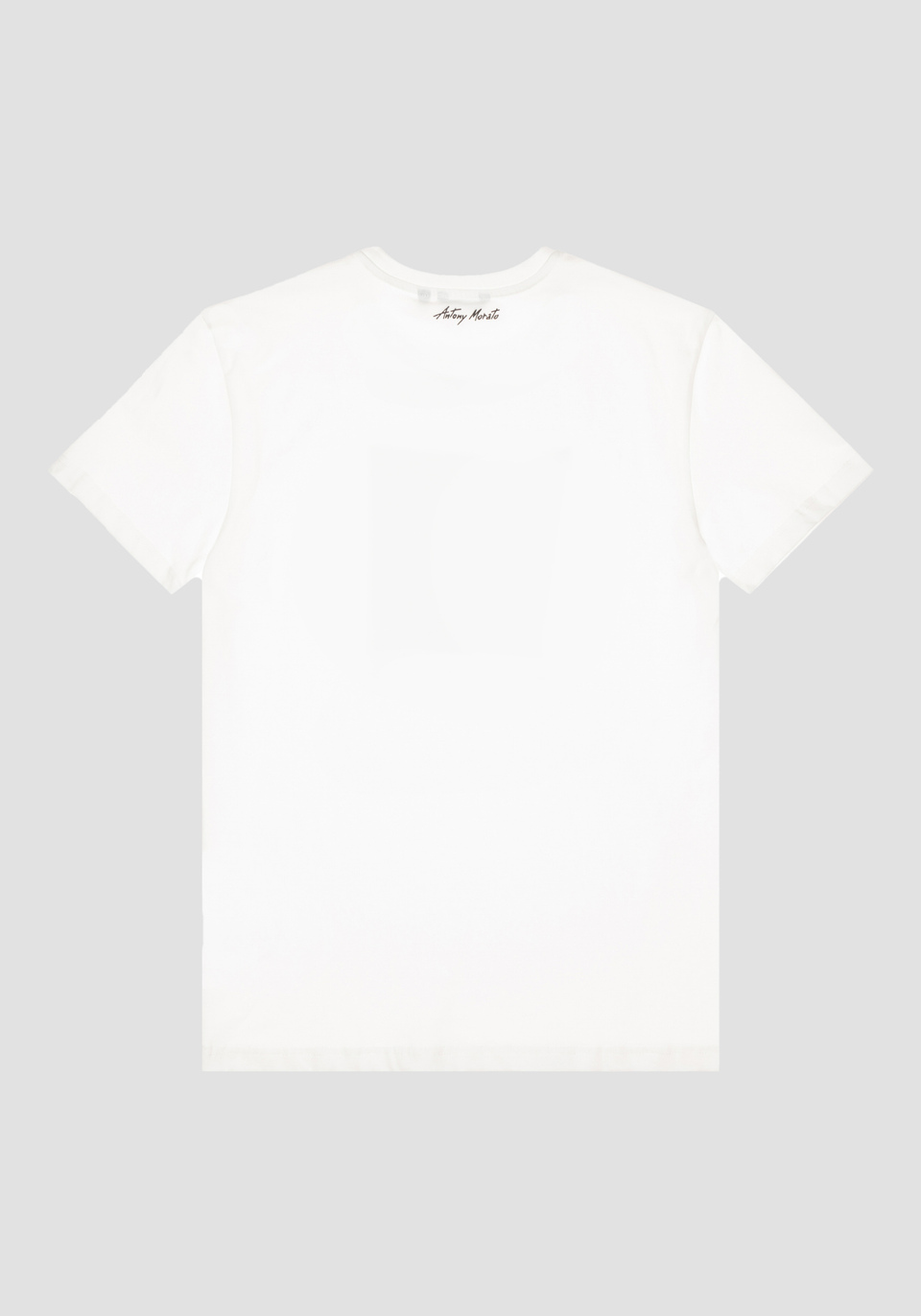 SLIM FIT T-SHIRT IN SOFT COTTON WITH FRONT PRINT - Antony Morato Online Shop