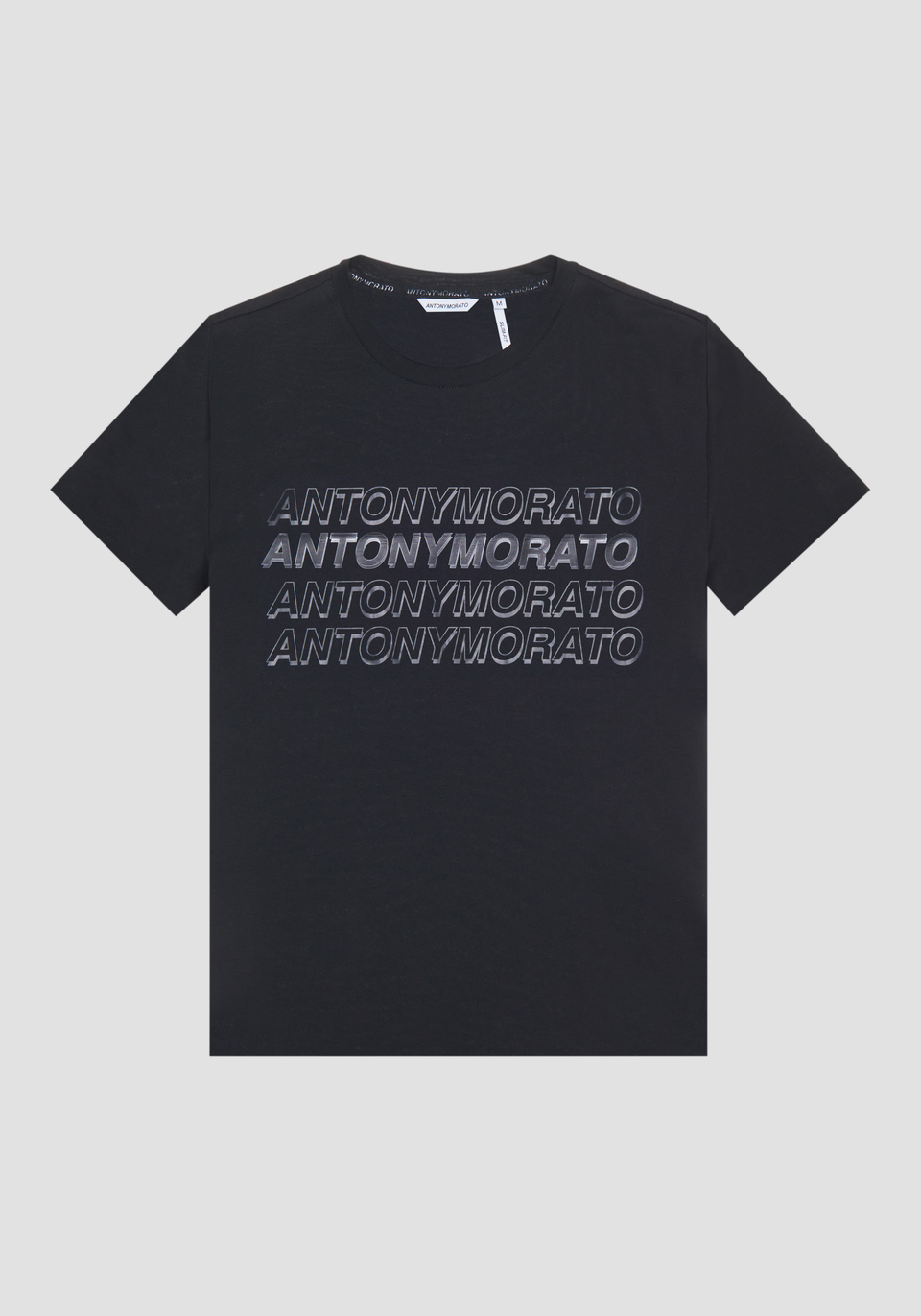 T-SHIRT SLIM FIT IN PURO COTONE CON STAMPA LOGO - Antony Morato Online Shop