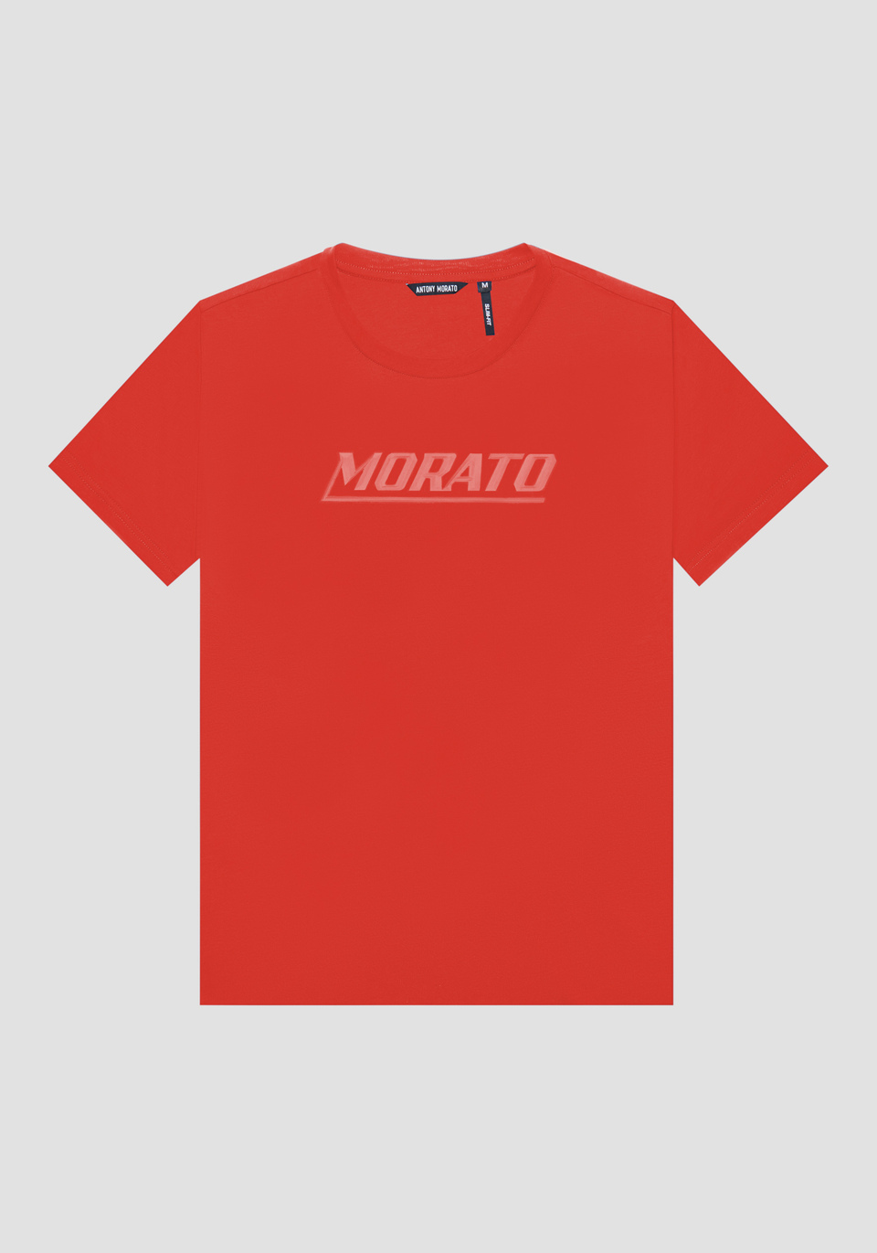 SLIM-FIT T-SHIRT IN PURE COTTON WITH "MORATO" PRINT - Antony Morato Online Shop