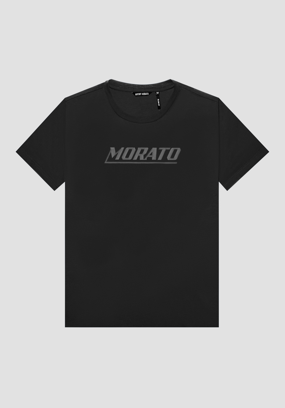 SLIM-FIT T-SHIRT IN PURE COTTON WITH "MORATO" PRINT - Antony Morato Online Shop