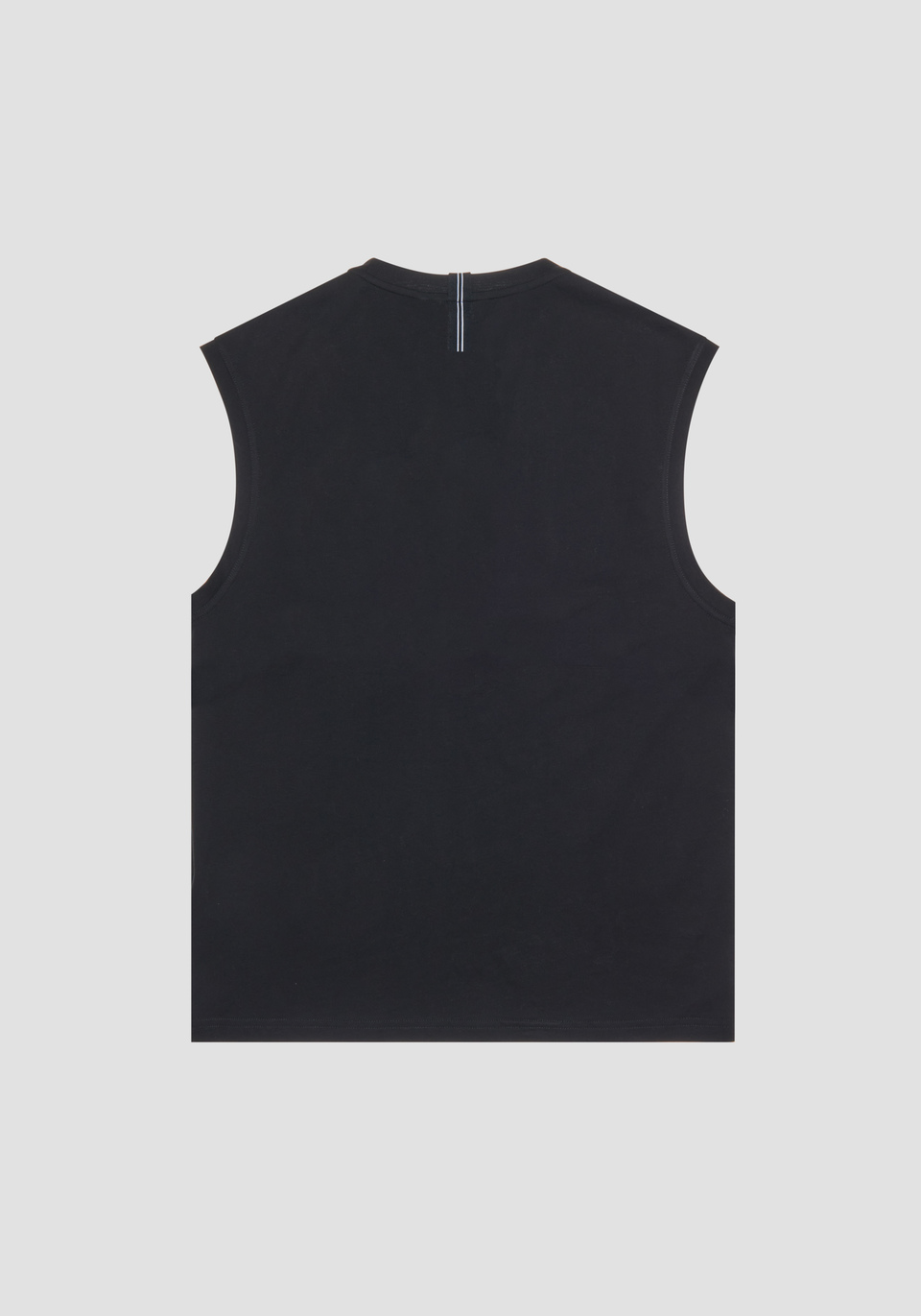ÄRMELLOSES T-SHIRT SLIM FIT AUS REINER BAUMWOLLE MIT LOGOPRINT - Antony Morato Online Shop