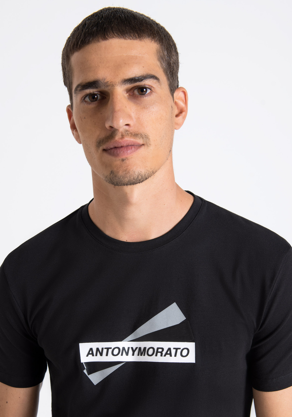 T-SHIRT SUPER SLIM FIT AUS BAUMWOLLSTRETCH - Antony Morato Online Shop