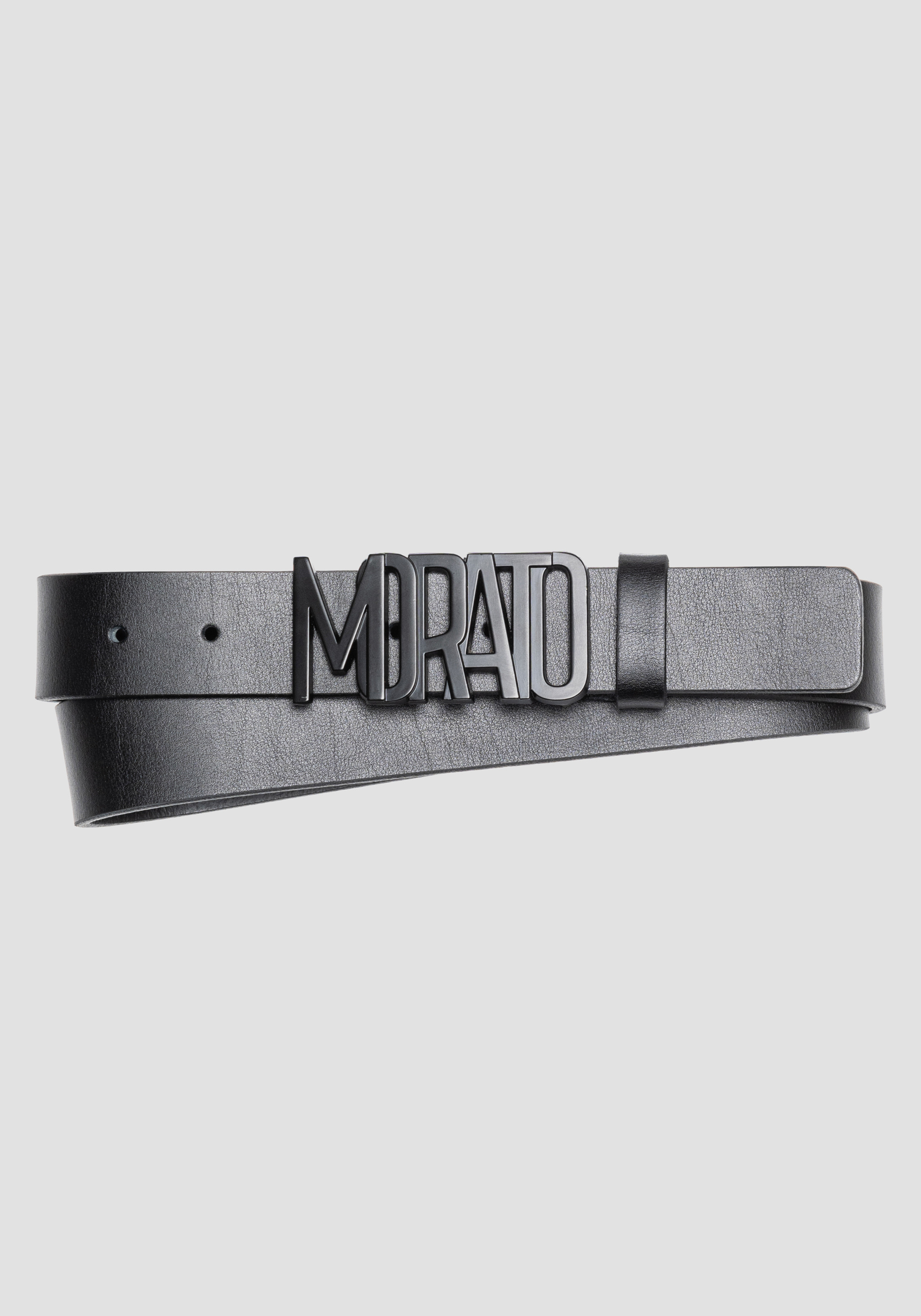 ベルト The Attico Black Leather Belt THE ATTICO Long Belt in Black | FWRD