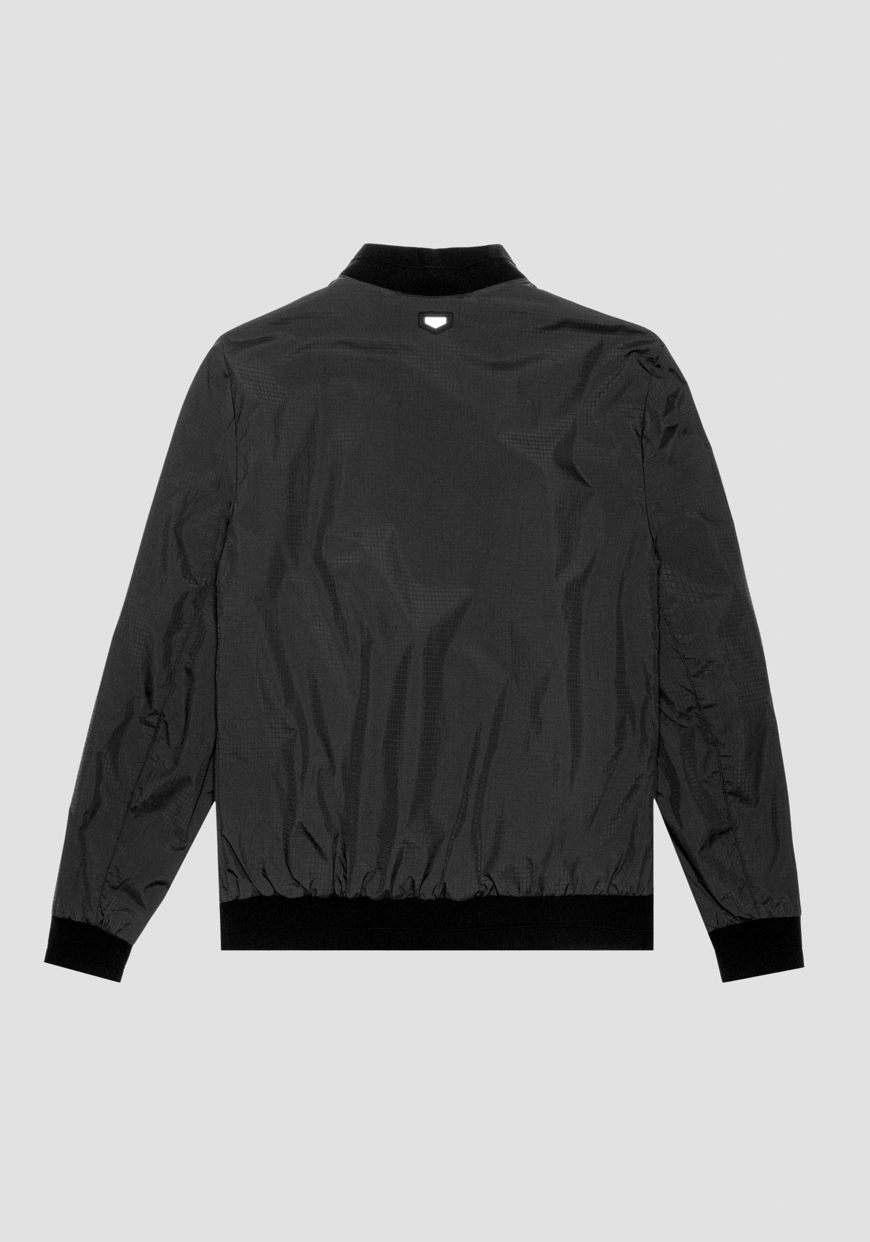 REGULAR FIT JACKET IN RIPSTOP NYLON WITH LOGO PLAQUE | Antony Morato
