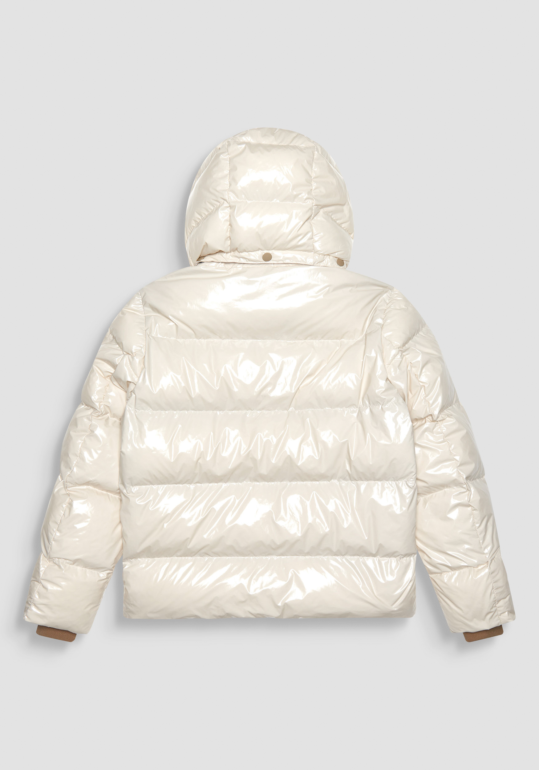 RELAXED FIT GLOSSY DOWN JACKET WITH DUPONT SORONA PADDING | Antony Morato