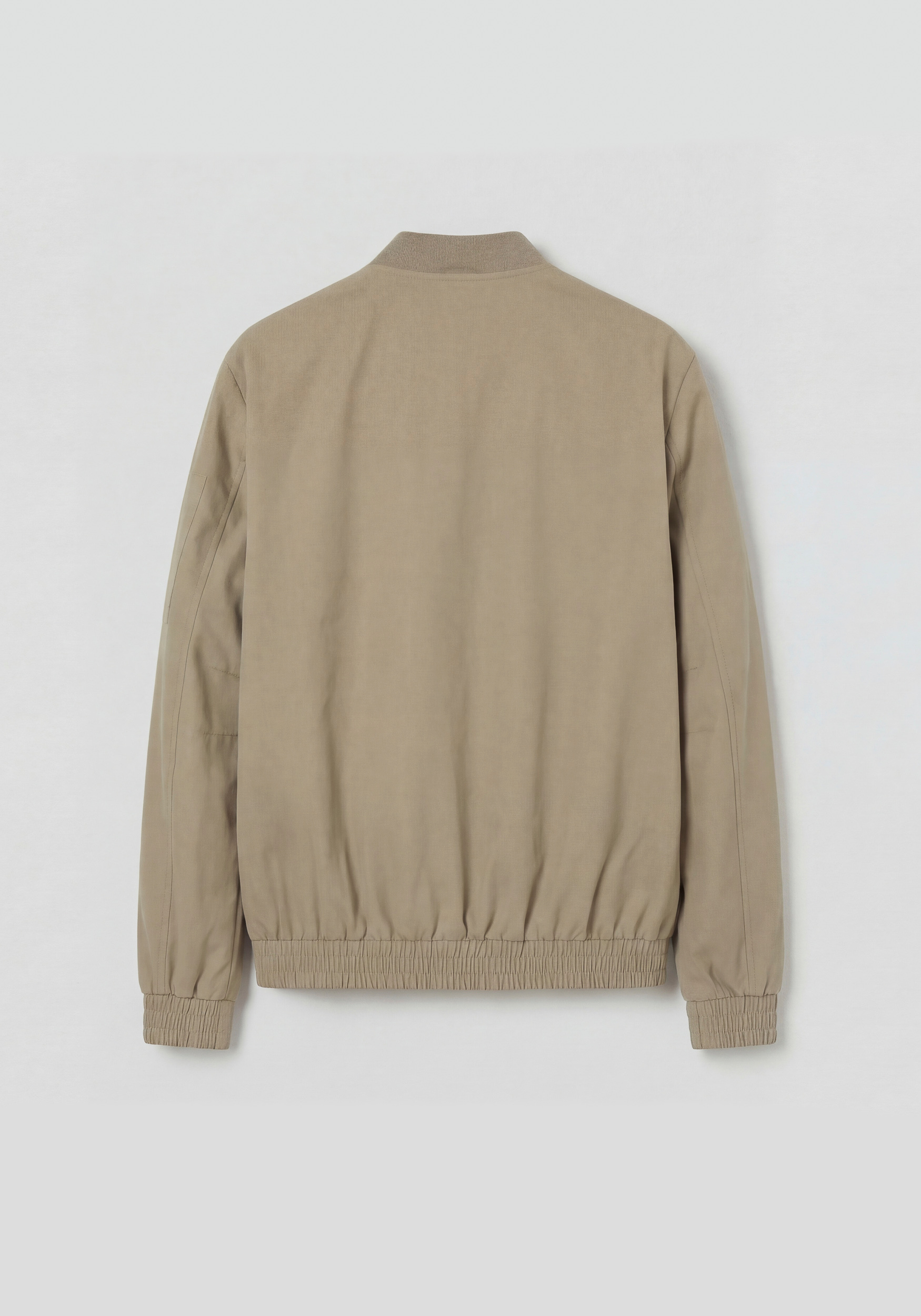REGULAR-FIT BOMBER JACKET IN TECHNICAL FABRIC WITH SORONA AURA ECO