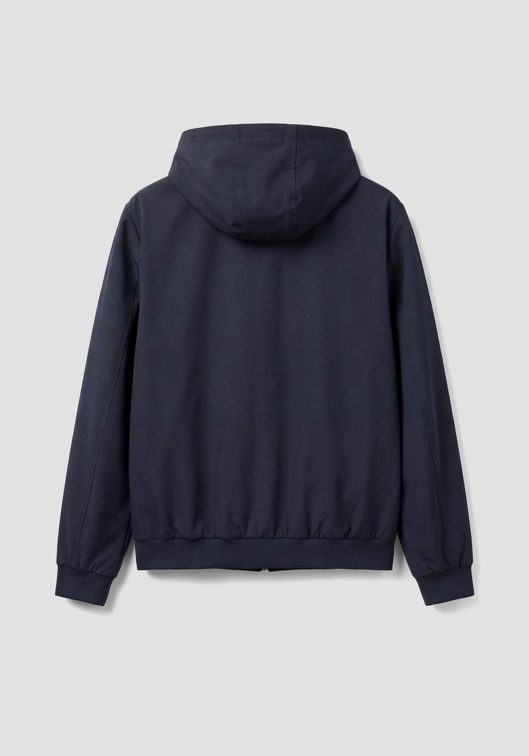 REGULAR-FIT BOMBER JACKET IN DOBBY NYLON WITH HOOD | Antony Morato
