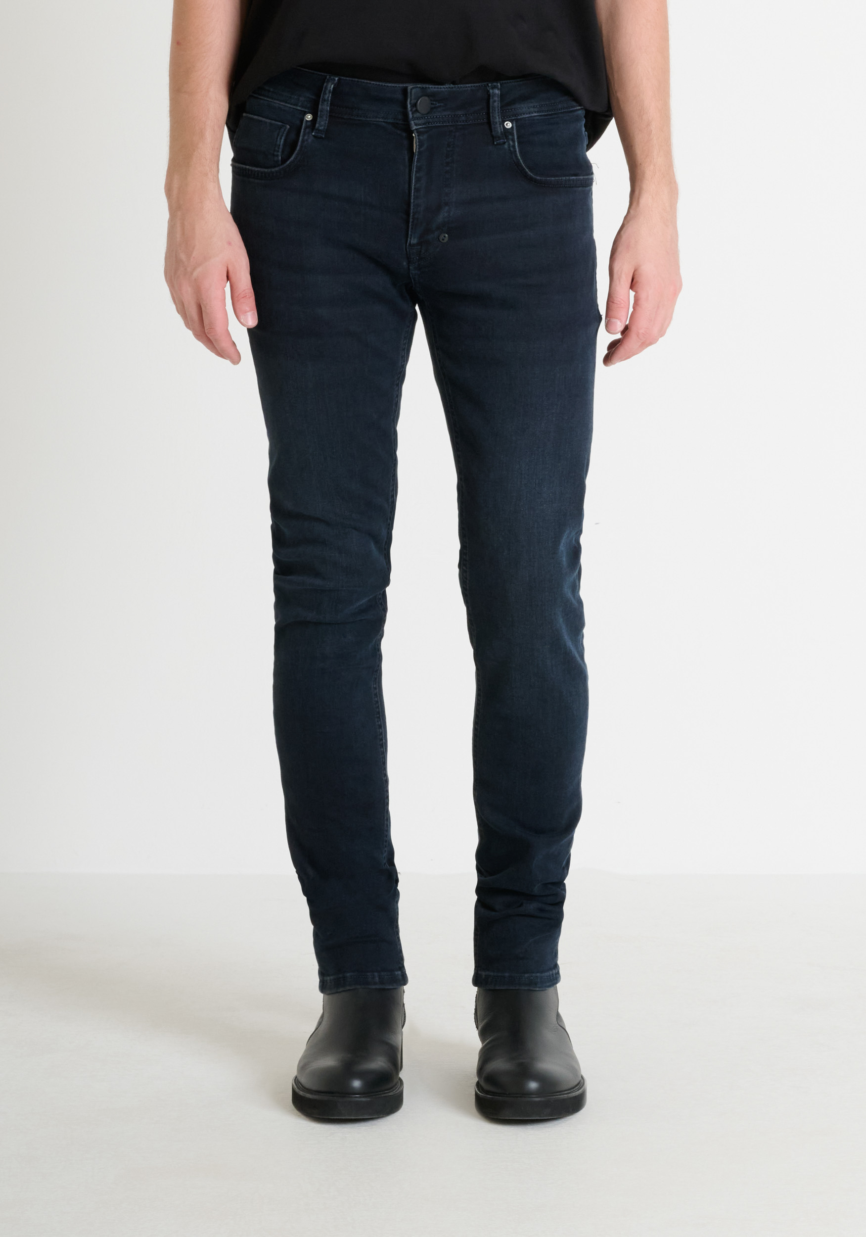 アンソニーモラート メンズ デニムパンツ ボトムス OZZY ICONIC BASIC TAPERED - Jeans Skinny Fit - blue denim