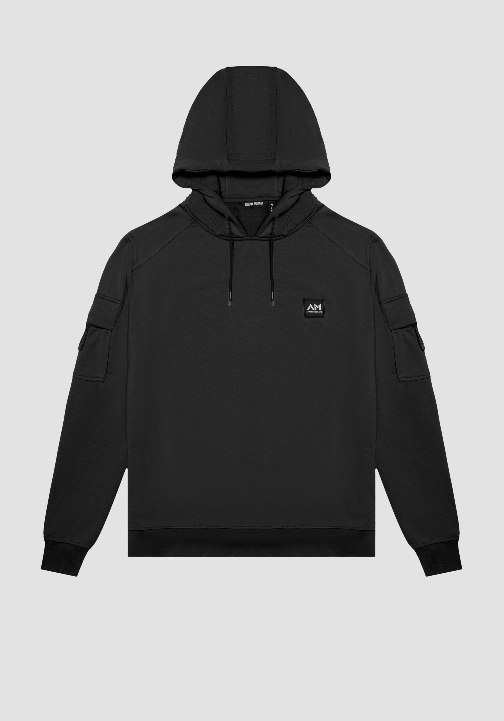 REGULAR FIT SWEATSHIRT IN SUSTAINABLE COTTON-POLYESTER STRETCH 