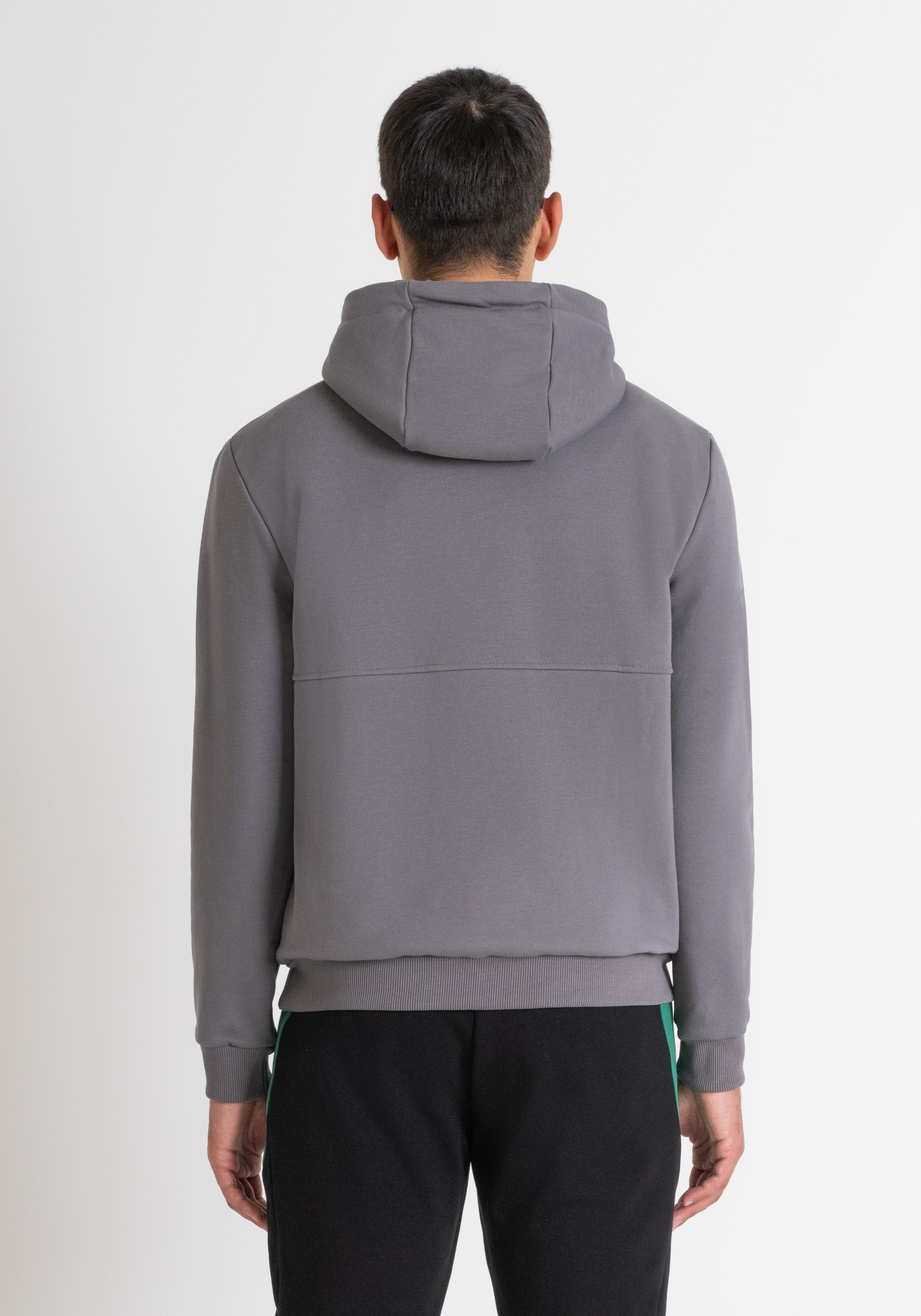 RELAXED FIT HOODIE IN LIGHT COTTON BLEND SUSTAINABLE FABRIC | Antony Morato