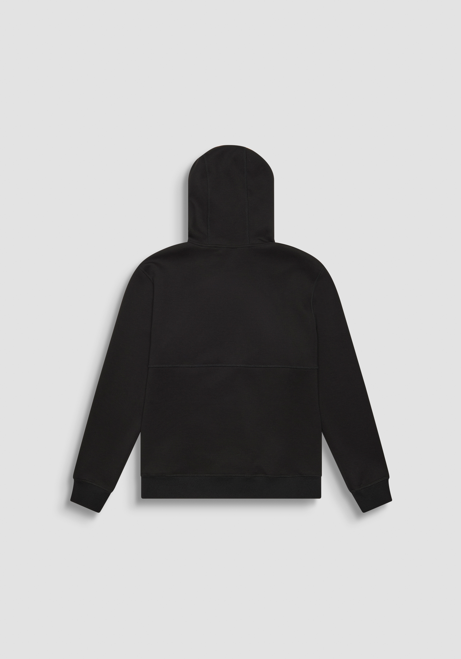 REGULAR FIT HOODIE IN BLACK SCUBA FABRIC Antony Morato