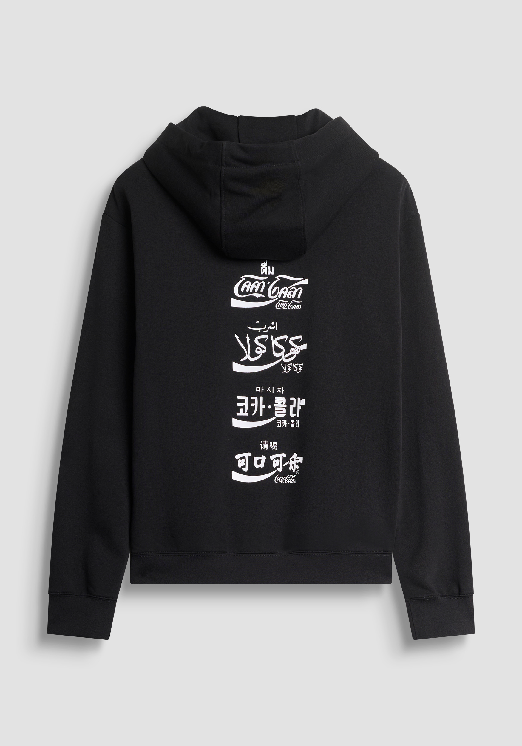 HOODIE BOXY FIT AUS NACHHALTIGER BAUMWOLLMISCHUNG MIT DRUCK