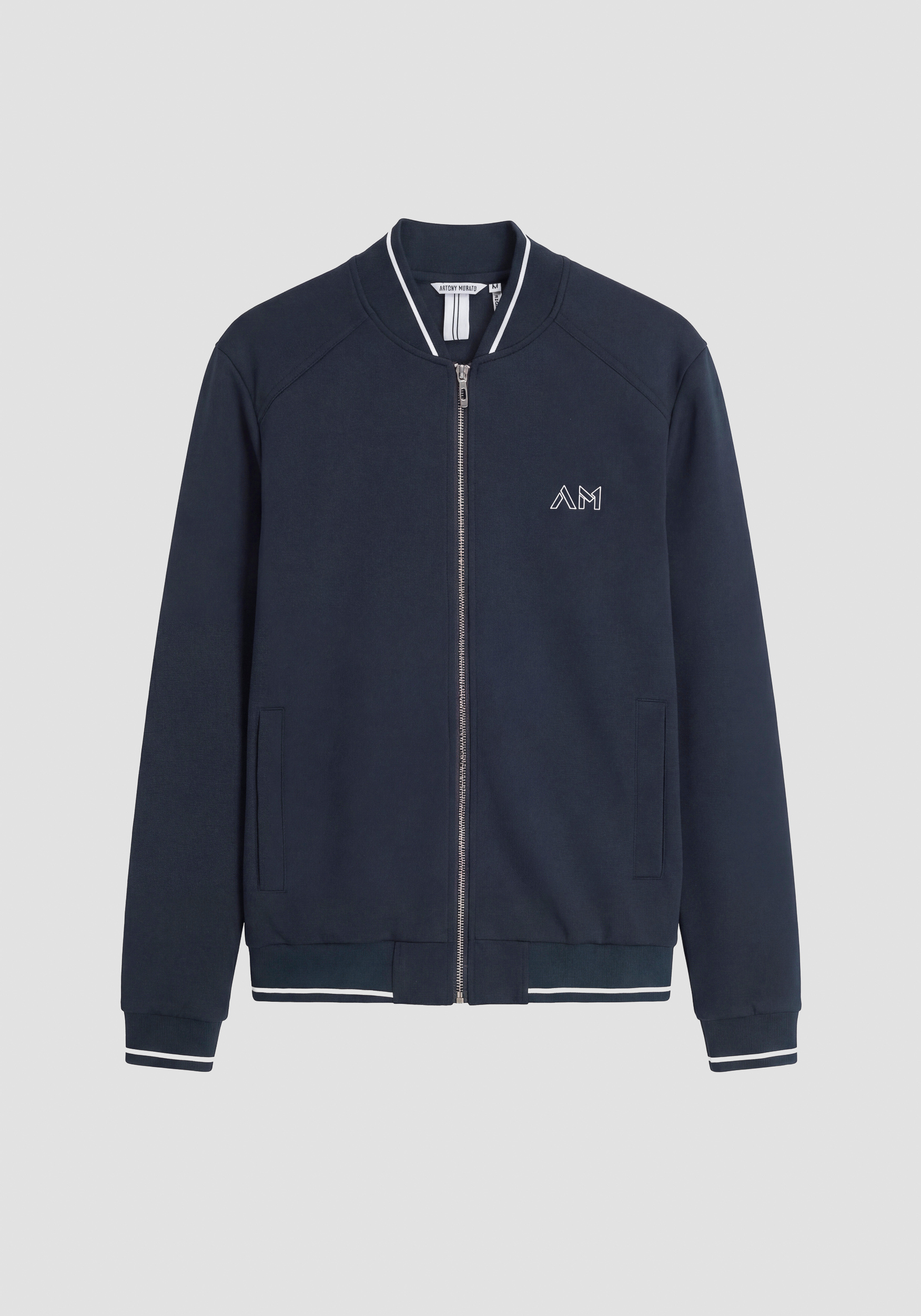 トップス HLT Logo Two-Way Sweatshirt REGULAR-FIT SWEATSHIRT IN INTERLOCK COTTON BLEND WITH ZIP | Antony