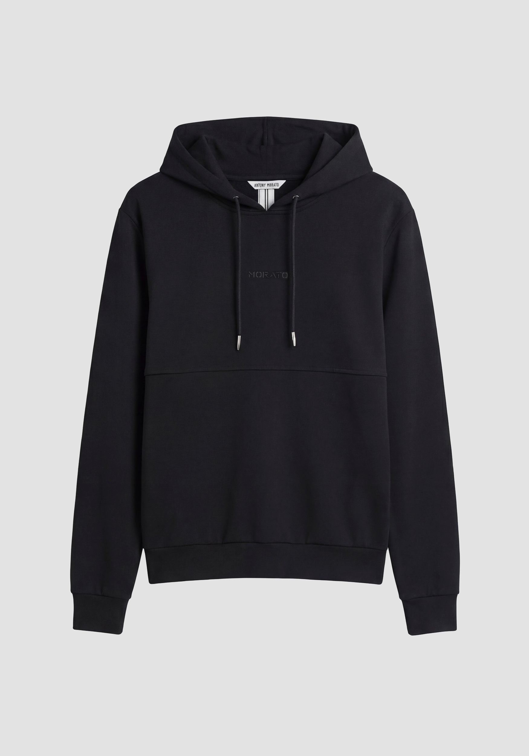 RELAXED FIT HOODIE IN INTERLOCK COTTON BLEND WITH PRINT | Antony