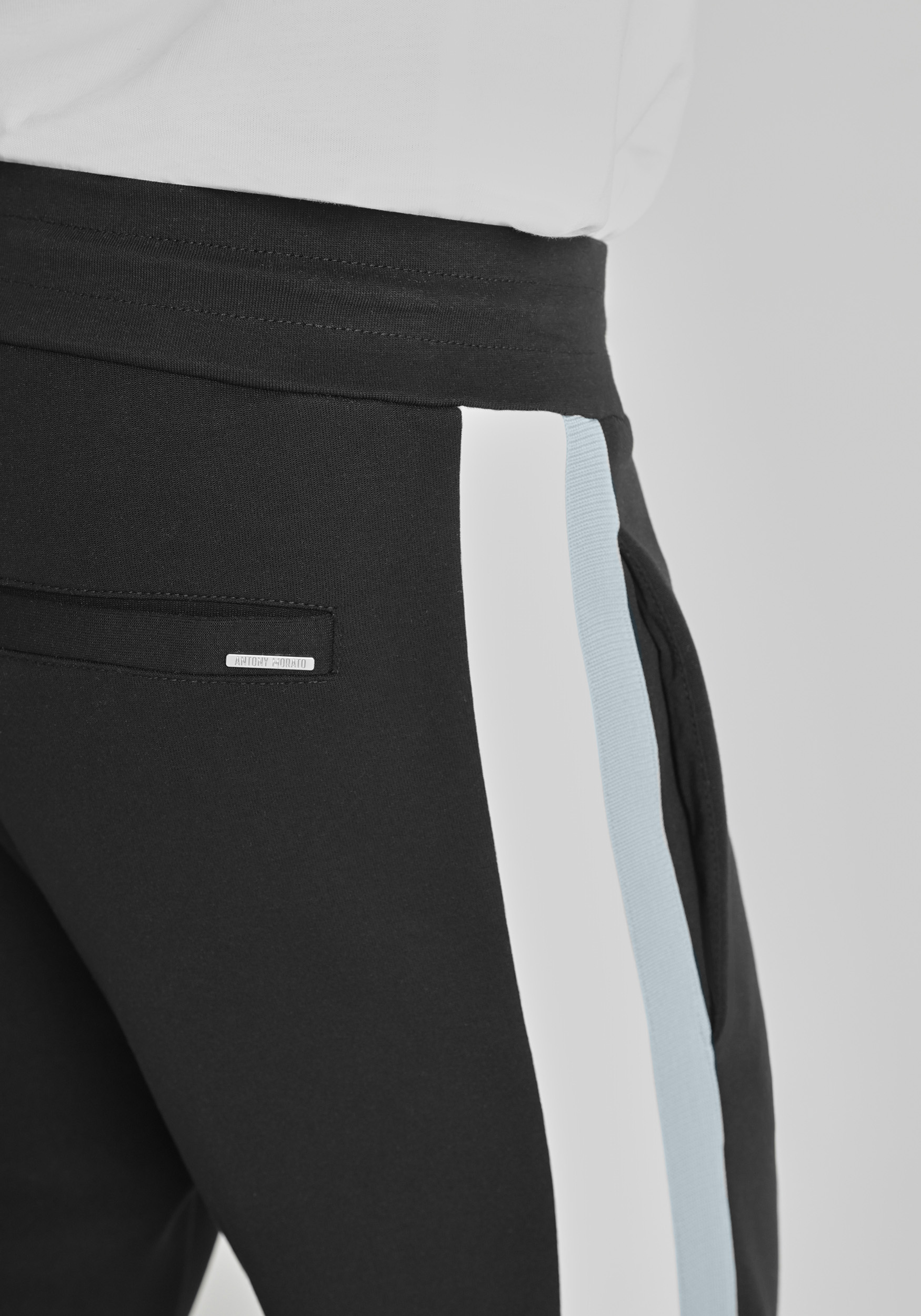 【MODERNIF】Pron two-type slacks banding ver Loose Solid Color Casual Women's Pants High Waist Straight