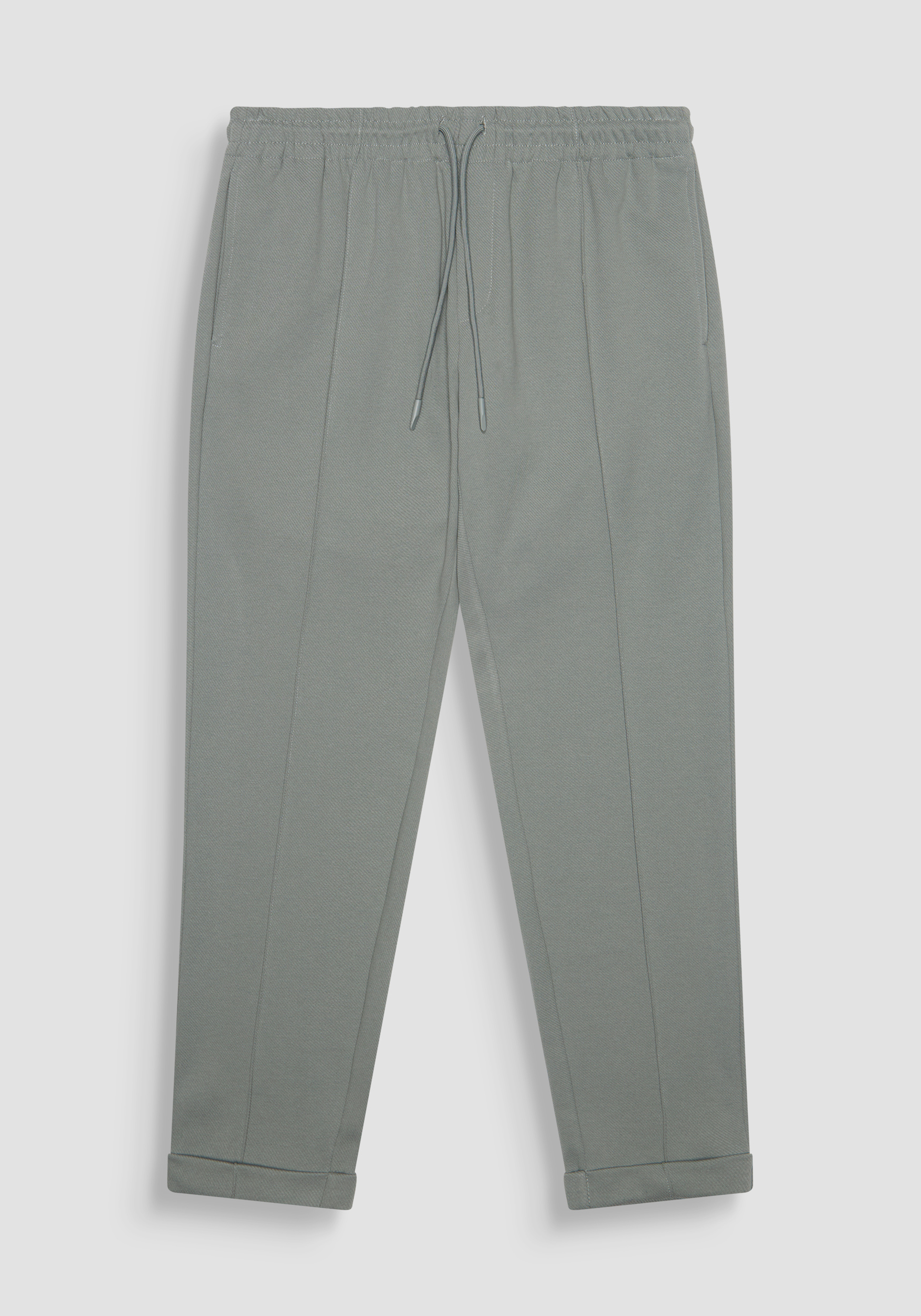 【THE MOZZ】Kai Stitch Pants CARROT FIT SWEATPANTS IN STRETCH COTTON WITH HEM CUFFS AND
