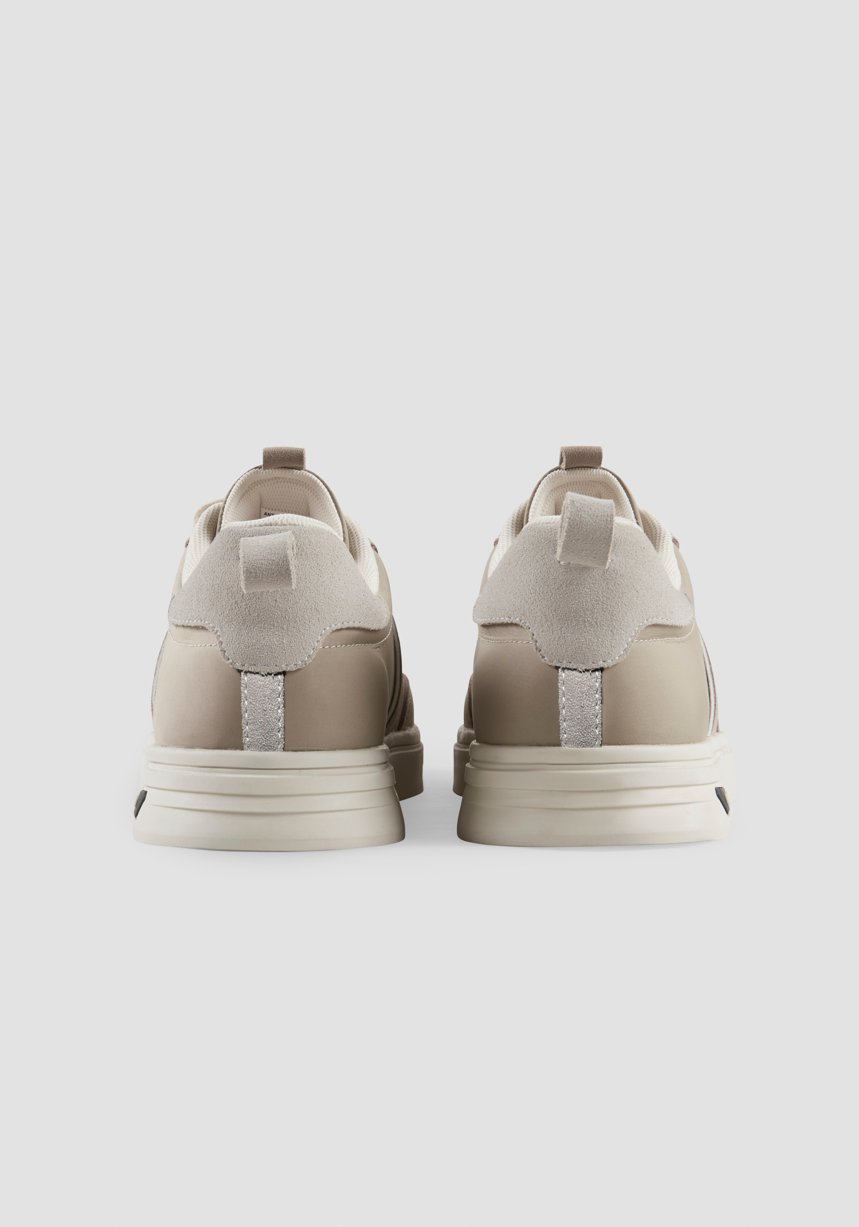 DERMOT SUEDE SNEAKER IN NYLON AND SUEDE | Antony Morato