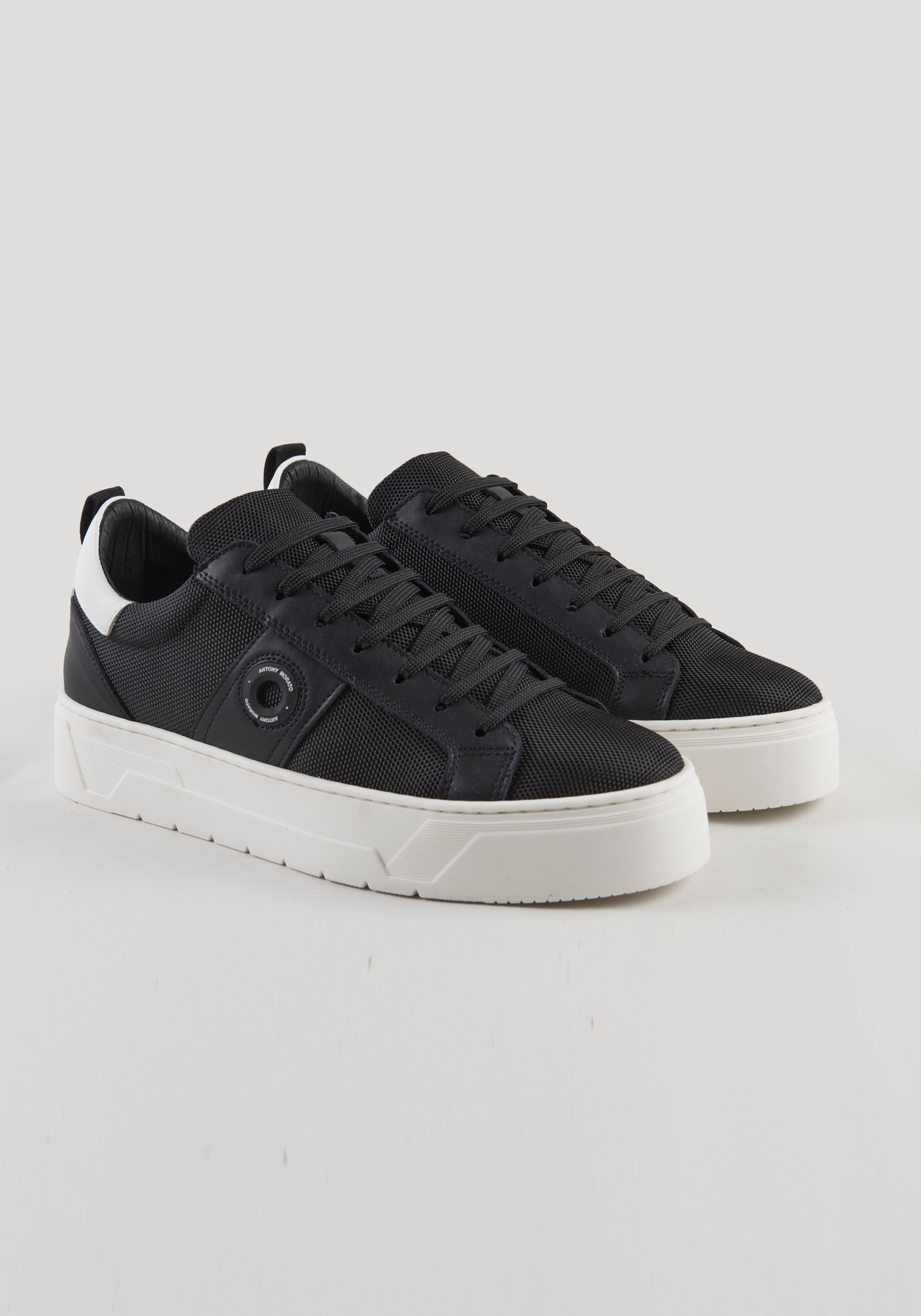 SOFT SNEAKER IN NYLON AND LEATHER Antony Morato
